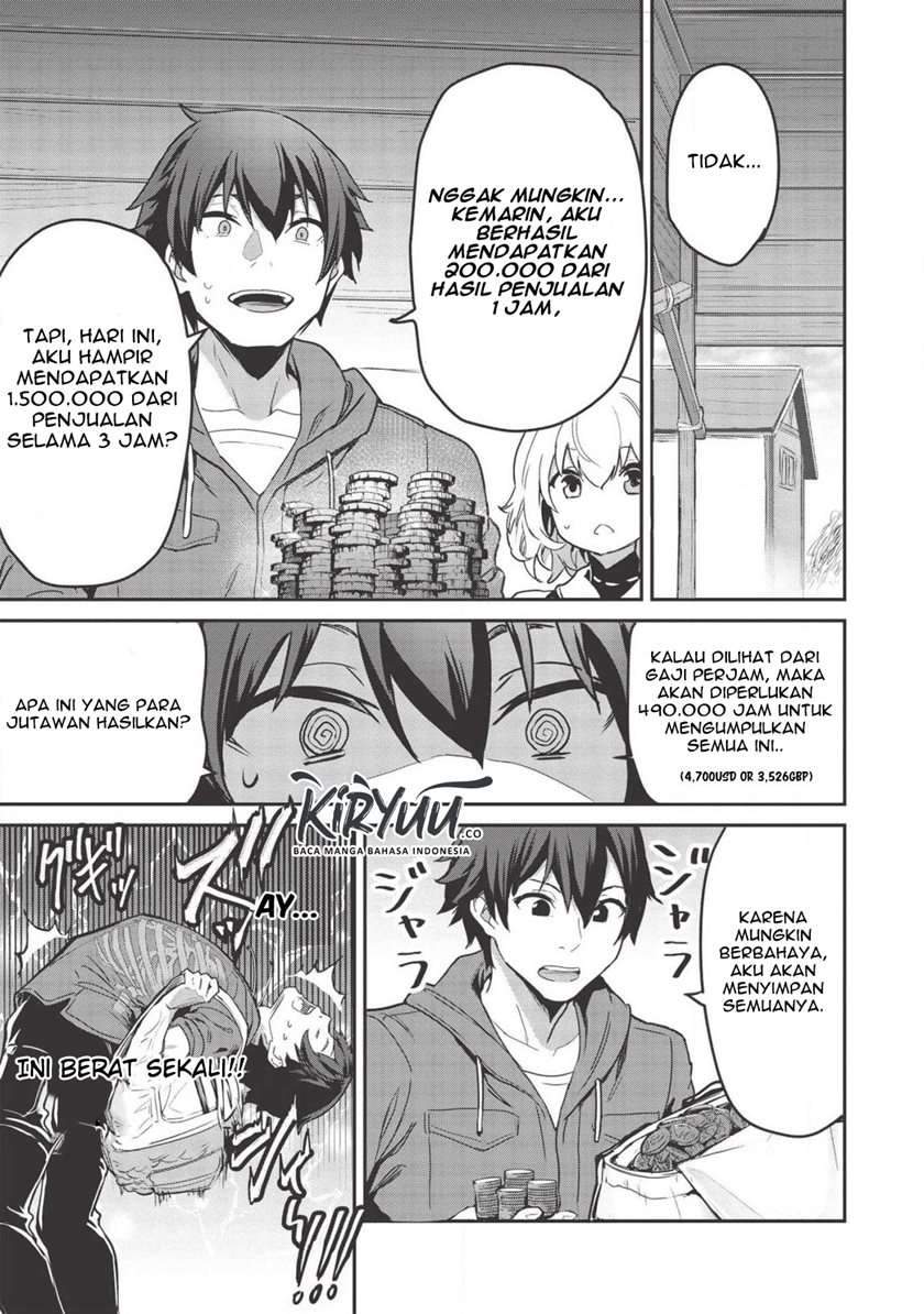 Itsu Demo Jitaku ni Kaereru Ore wa, Isekai de Gyoushoujin o Hajimemashita Chapter 4 - halaman 4