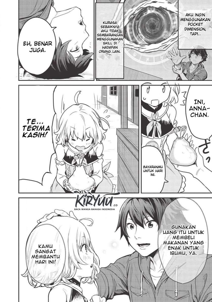 Itsu Demo Jitaku ni Kaereru Ore wa, Isekai de Gyoushoujin o Hajimemashita Chapter 4 - halaman 5