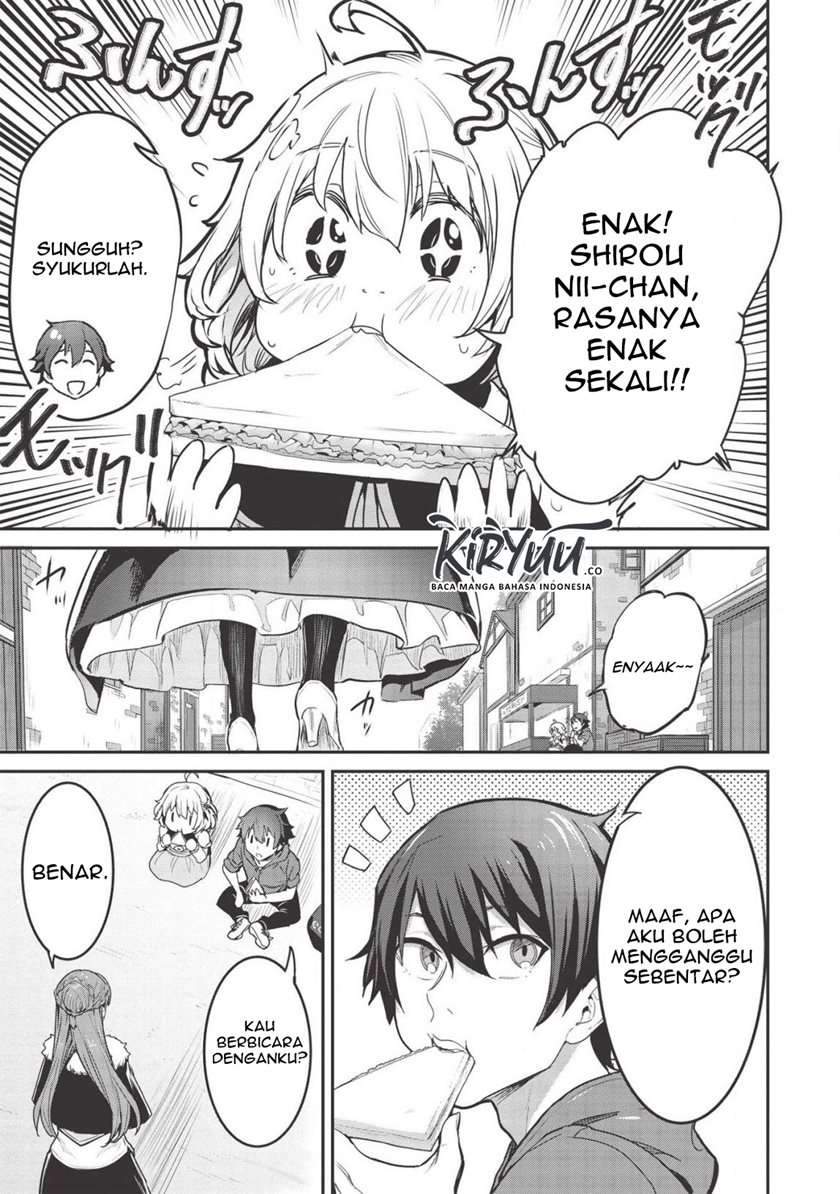 Itsu Demo Jitaku ni Kaereru Ore wa, Isekai de Gyoushoujin o Hajimemashita Chapter 4 - halaman 8