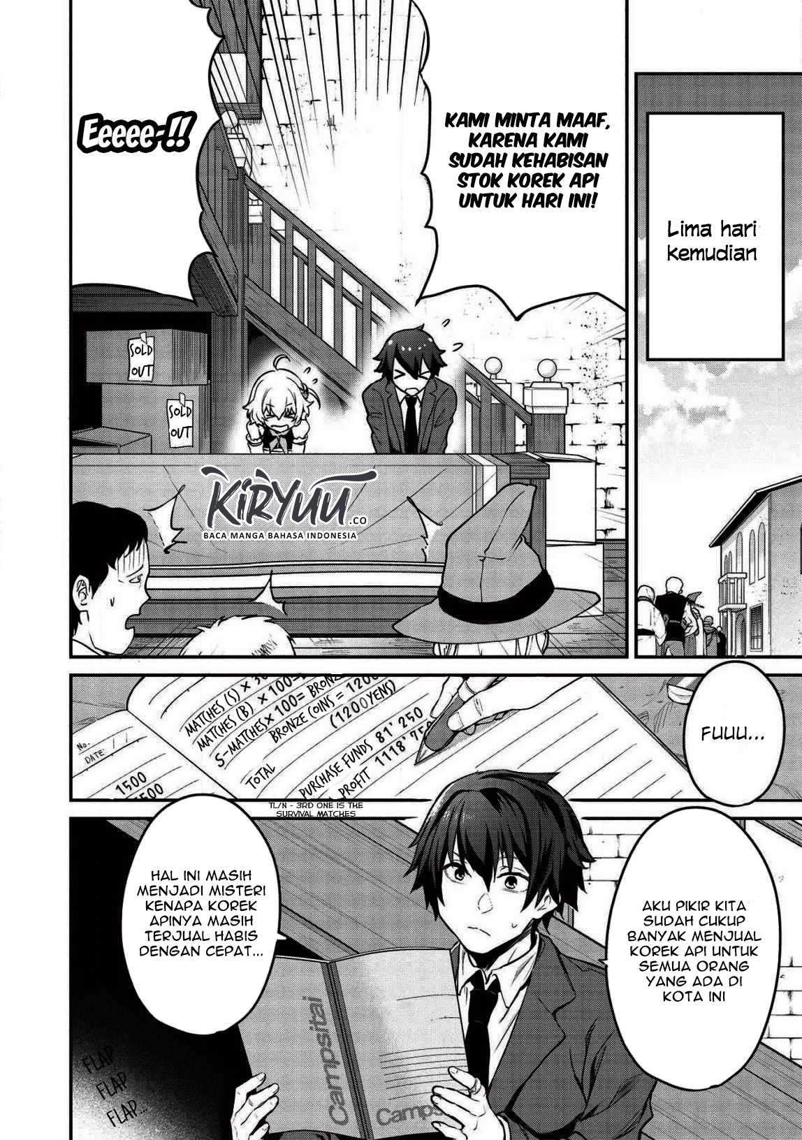 Itsu Demo Jitaku ni Kaereru Ore wa, Isekai de Gyoushoujin o Hajimemashita Chapter 5 - halaman 19