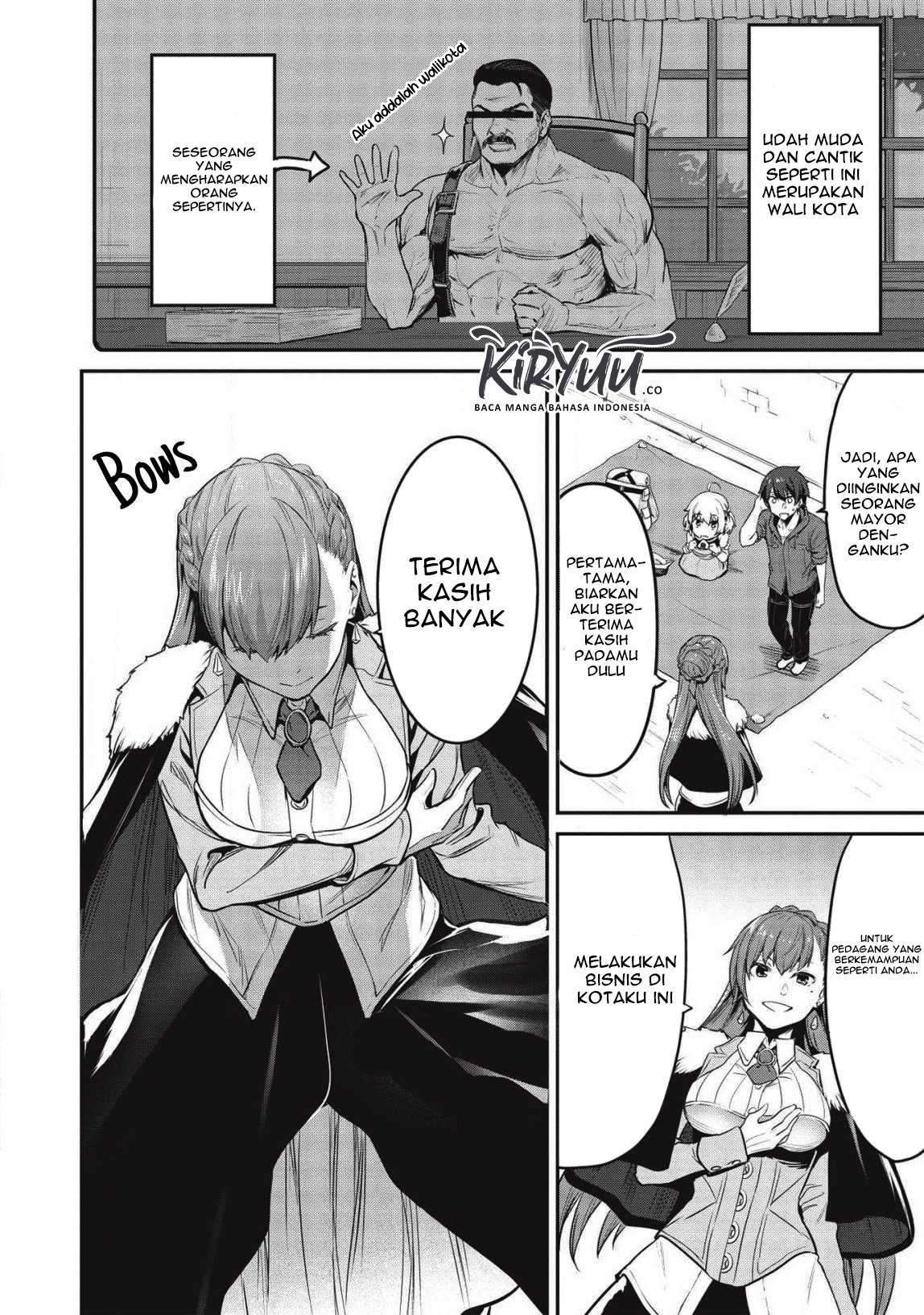 Itsu Demo Jitaku ni Kaereru Ore wa, Isekai de Gyoushoujin o Hajimemashita Chapter 5 - halaman 3