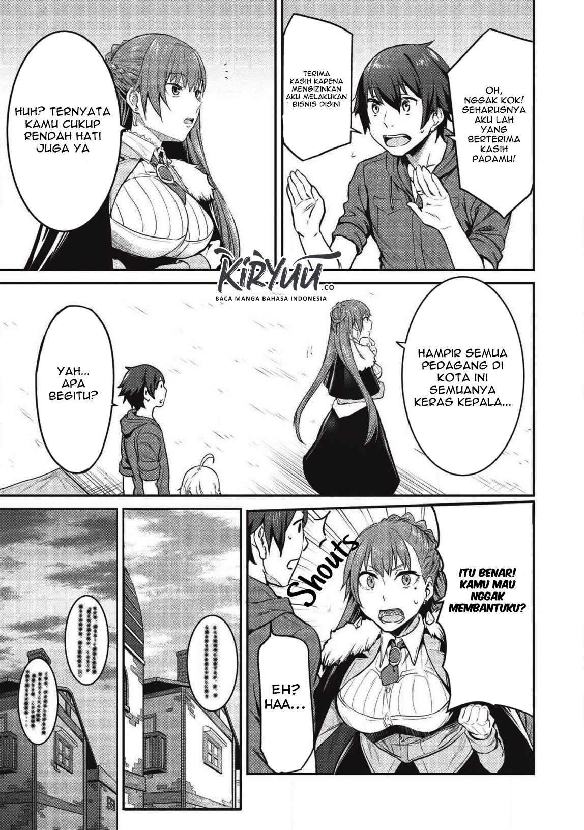 Itsu Demo Jitaku ni Kaereru Ore wa, Isekai de Gyoushoujin o Hajimemashita Chapter 5 - halaman 4