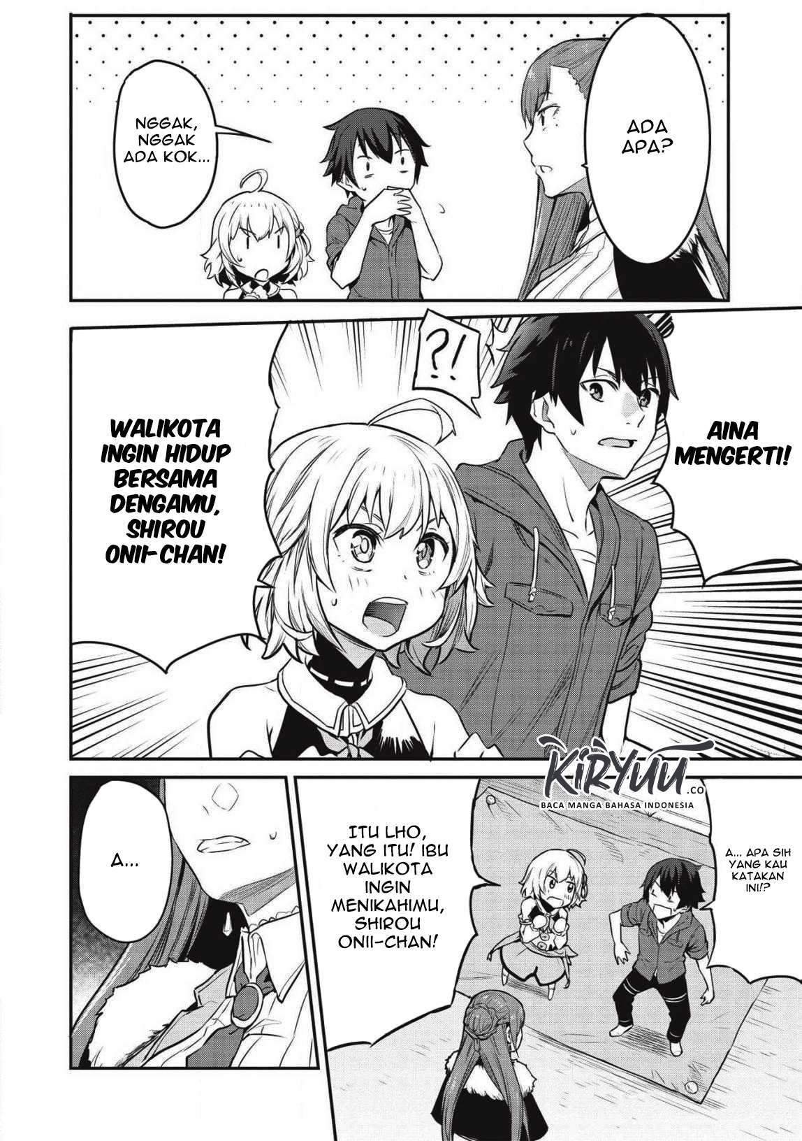 Itsu Demo Jitaku ni Kaereru Ore wa, Isekai de Gyoushoujin o Hajimemashita Chapter 5 - halaman 7