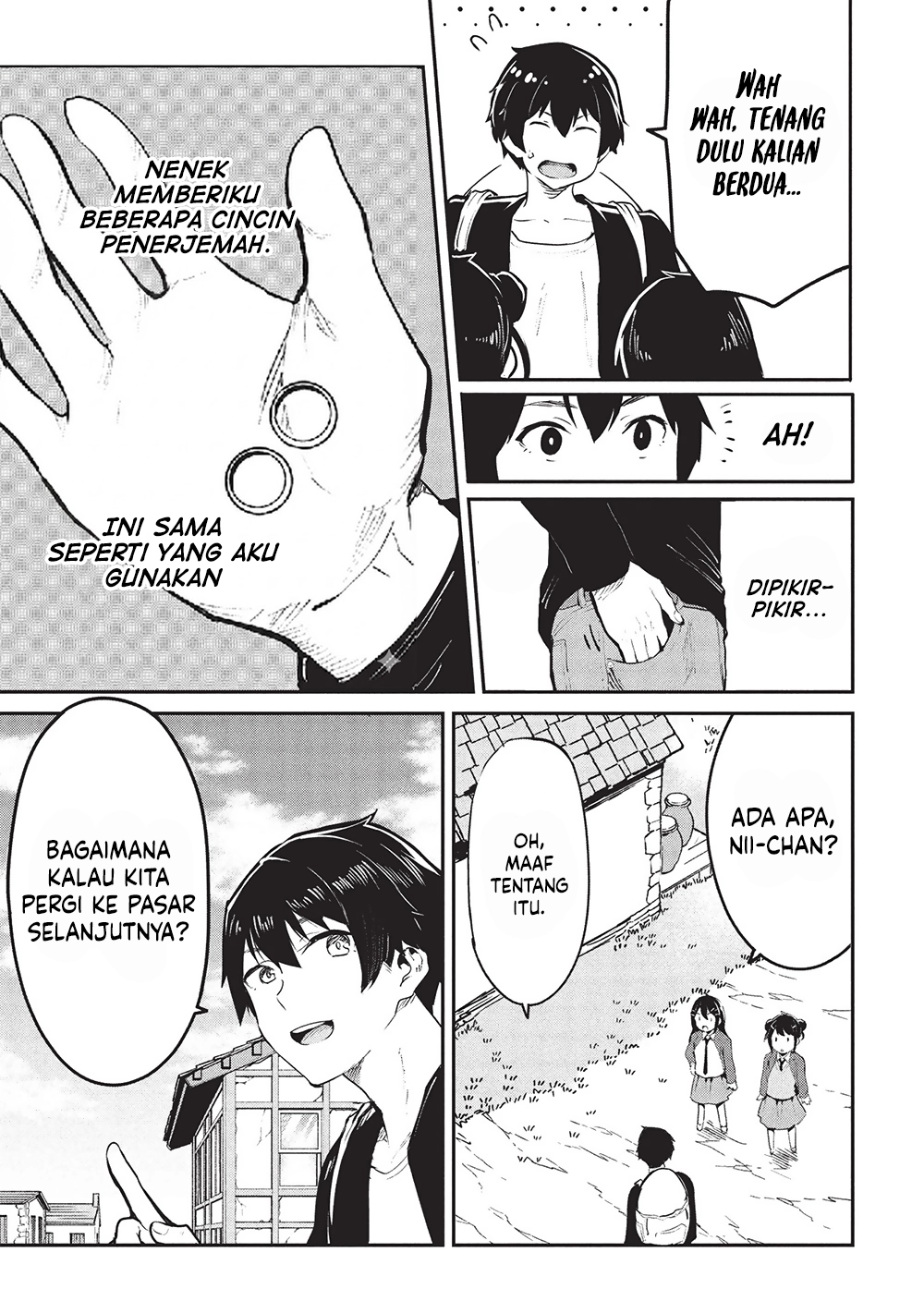 Itsu Demo Jitaku ni Kaereru Ore wa, Isekai de Gyoushoujin o Hajimemashita Chapter 55 - halaman 4