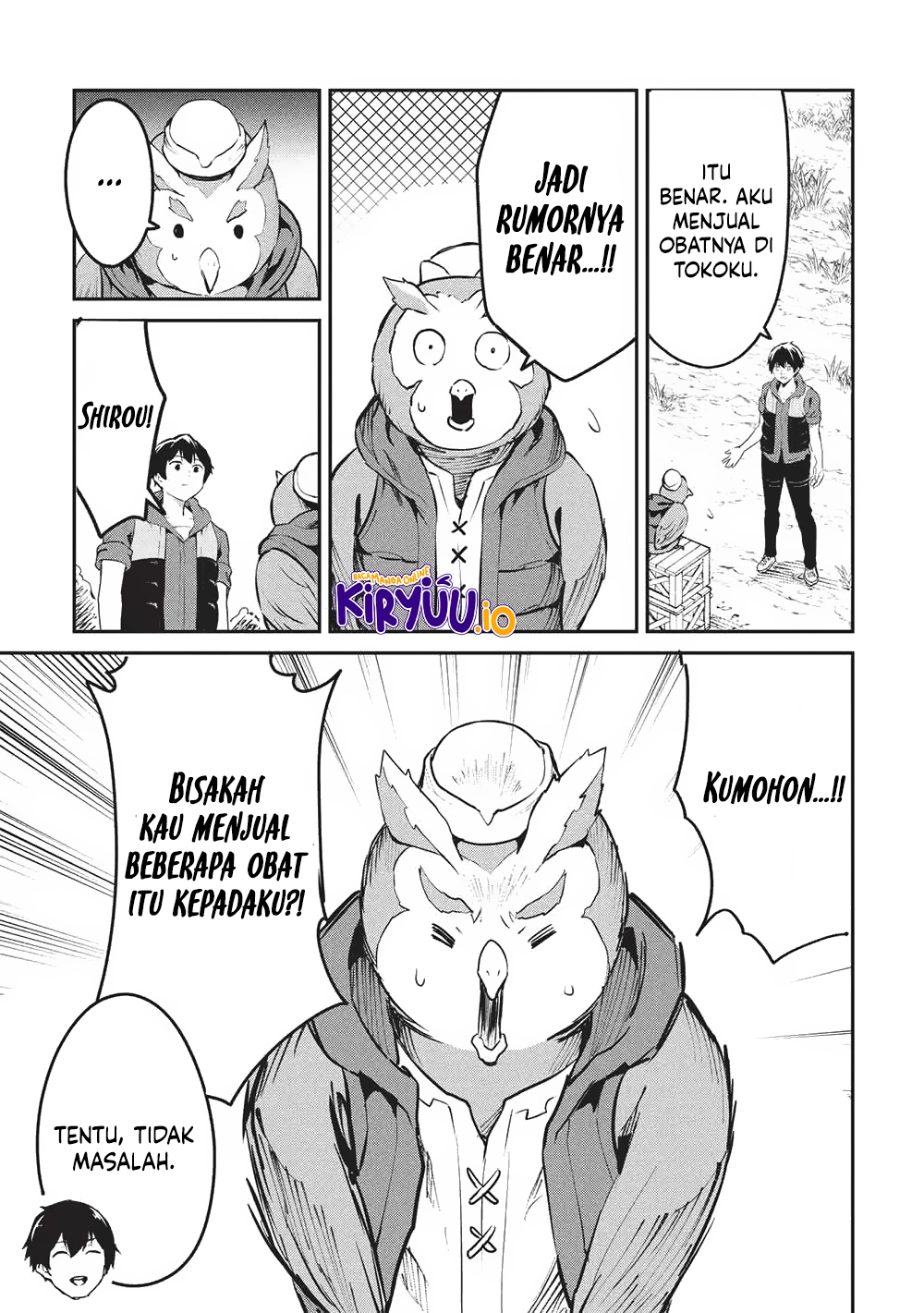 Itsu Demo Jitaku ni Kaereru Ore wa, Isekai de Gyoushoujin o Hajimemashita Chapter 59 - halaman 14