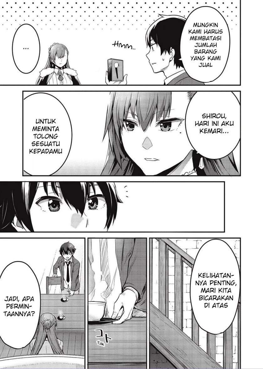 Itsu Demo Jitaku ni Kaereru Ore wa, Isekai de Gyoushoujin o Hajimemashita Chapter 6 - halaman 4