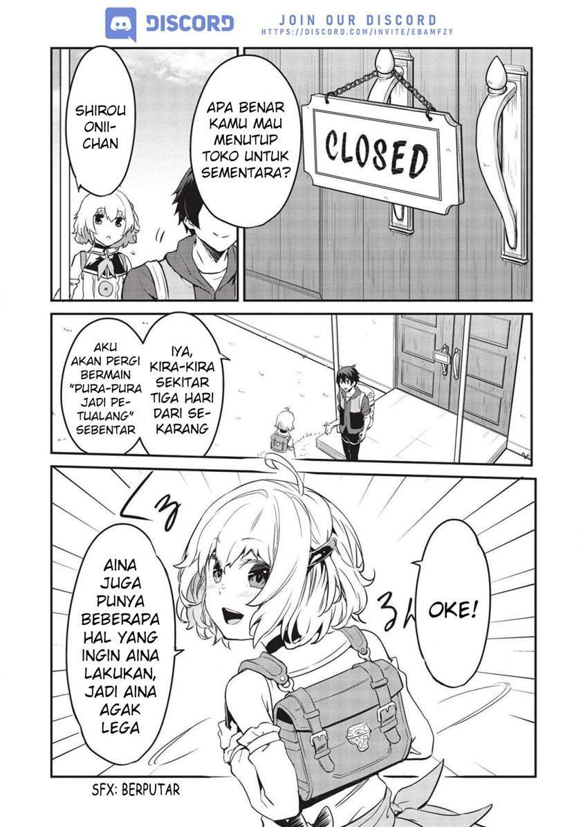 Itsu Demo Jitaku ni Kaereru Ore wa, Isekai de Gyoushoujin o Hajimemashita Chapter 9 - halaman 3