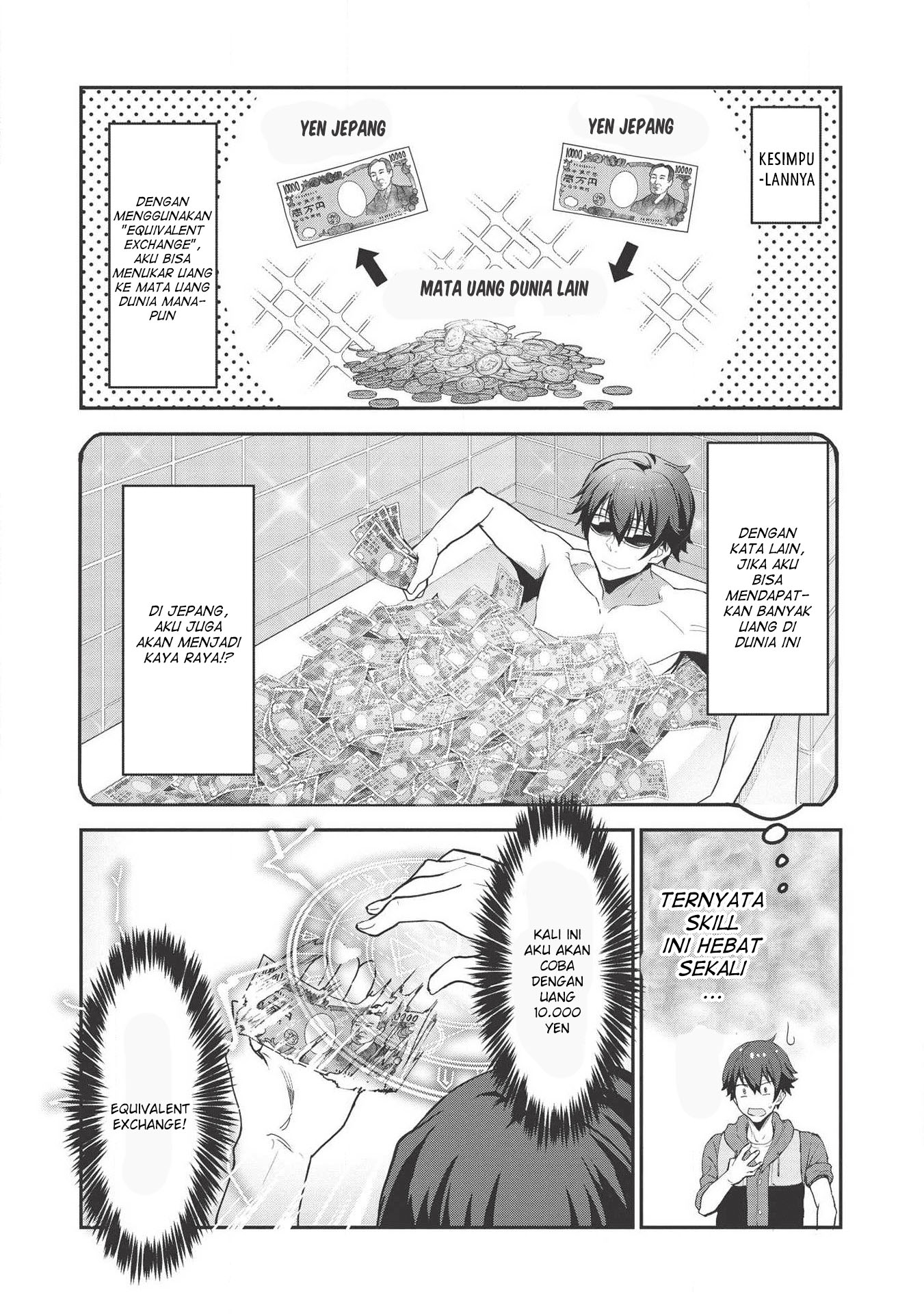 Itsudemo Jitaku ni Kaereru Ore wa, Isekai de Gyoushounin wo Hajimemashita Chapter 1 - halaman 23