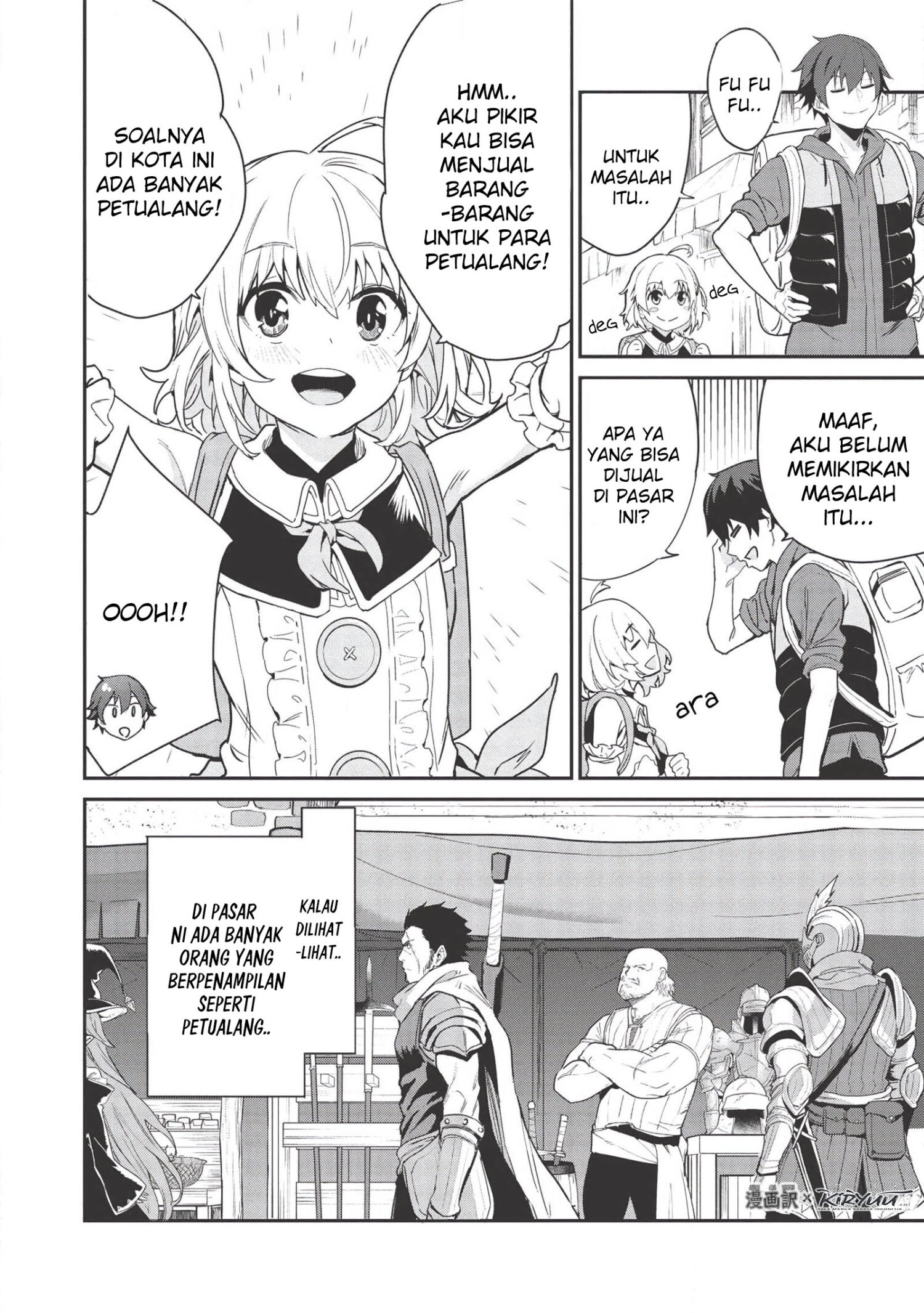 Itsudemo Jitaku ni Kaereru Ore wa, Isekai de Gyoushounin wo Hajimemashita Chapter 2 - halaman 7
