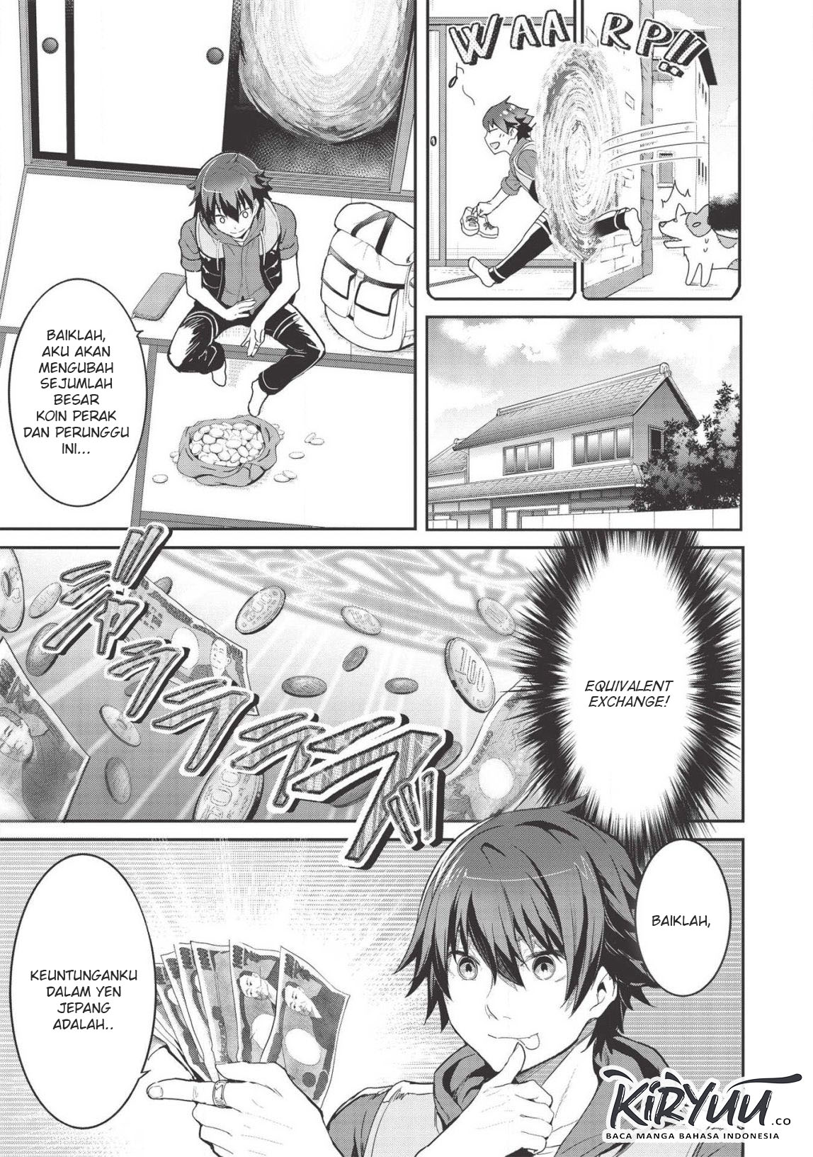 Itsudemo Jitaku ni Kaereru Ore wa, Isekai de Gyoushounin wo Hajimemashita Chapter 3.5 - halaman 4