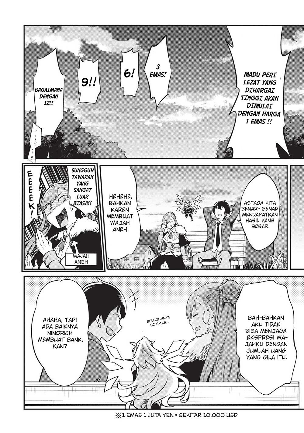 Itsudemo Jitaku ni Kaereru Ore wa, Isekai de Gyoushounin wo Hajimemashita Chapter 36 - halaman 13