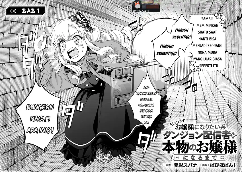 Itsuka Ojousama ni Naritai Kei Dungeon Haishinsha ga Honmono no Ojousama ni Naru made Chapter 1 - halaman 2