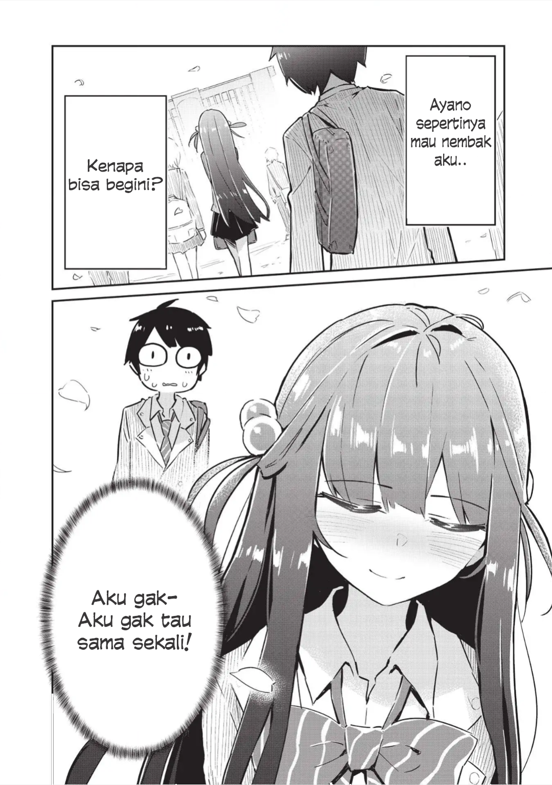 Ittsumo Shiotaiou na Osananajimi dakedo, Ore ni Kataomoi shiteiru no ga Barebare de Kawaii. Chapter 3 - halaman 8