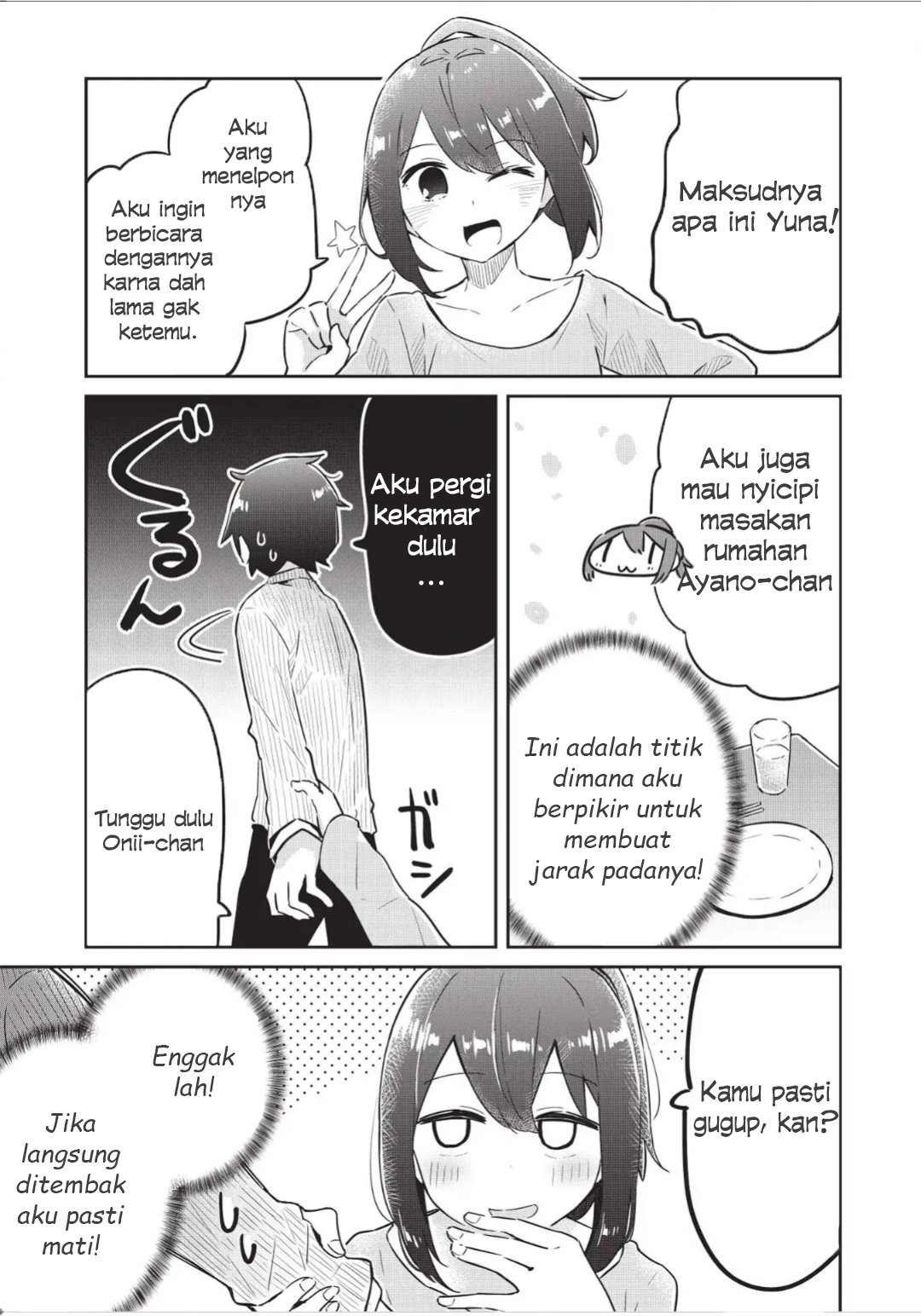 Ittsumo Shiotaiou na Osananajimi dakedo, Ore ni Kataomoi shiteiru no ga Barebare de Kawaii. Chapter 4 - halaman 3