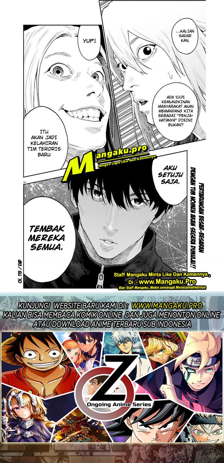 Jagaaaaaan Chapter 115 - halaman 18