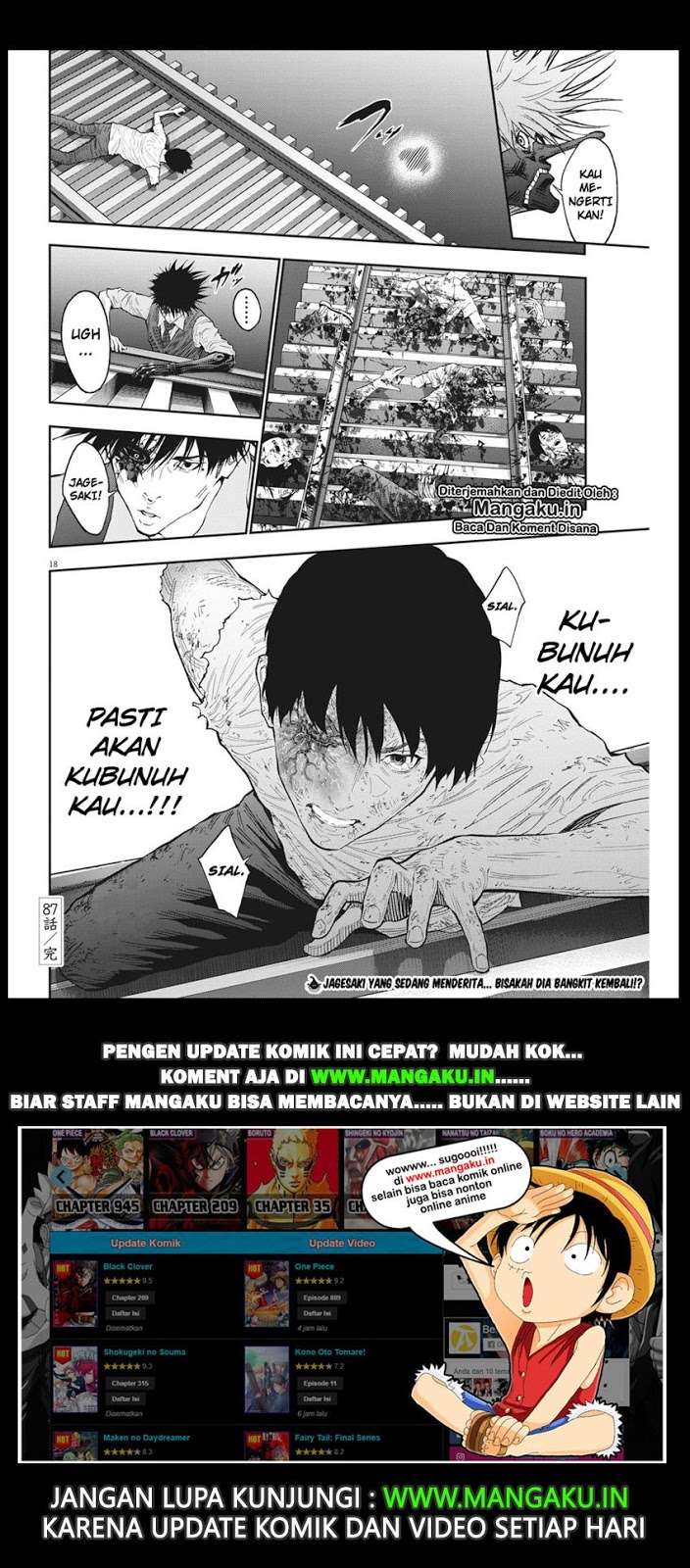 Jagaaaaaan Chapter 87 - halaman 18