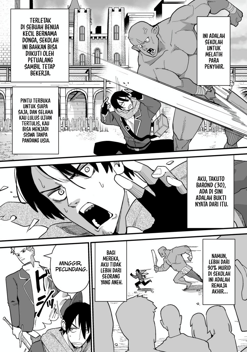 Jagan no Ossan: Saenai Misoji no Peropero Harem Musou Chapter 1.1 - halaman 7