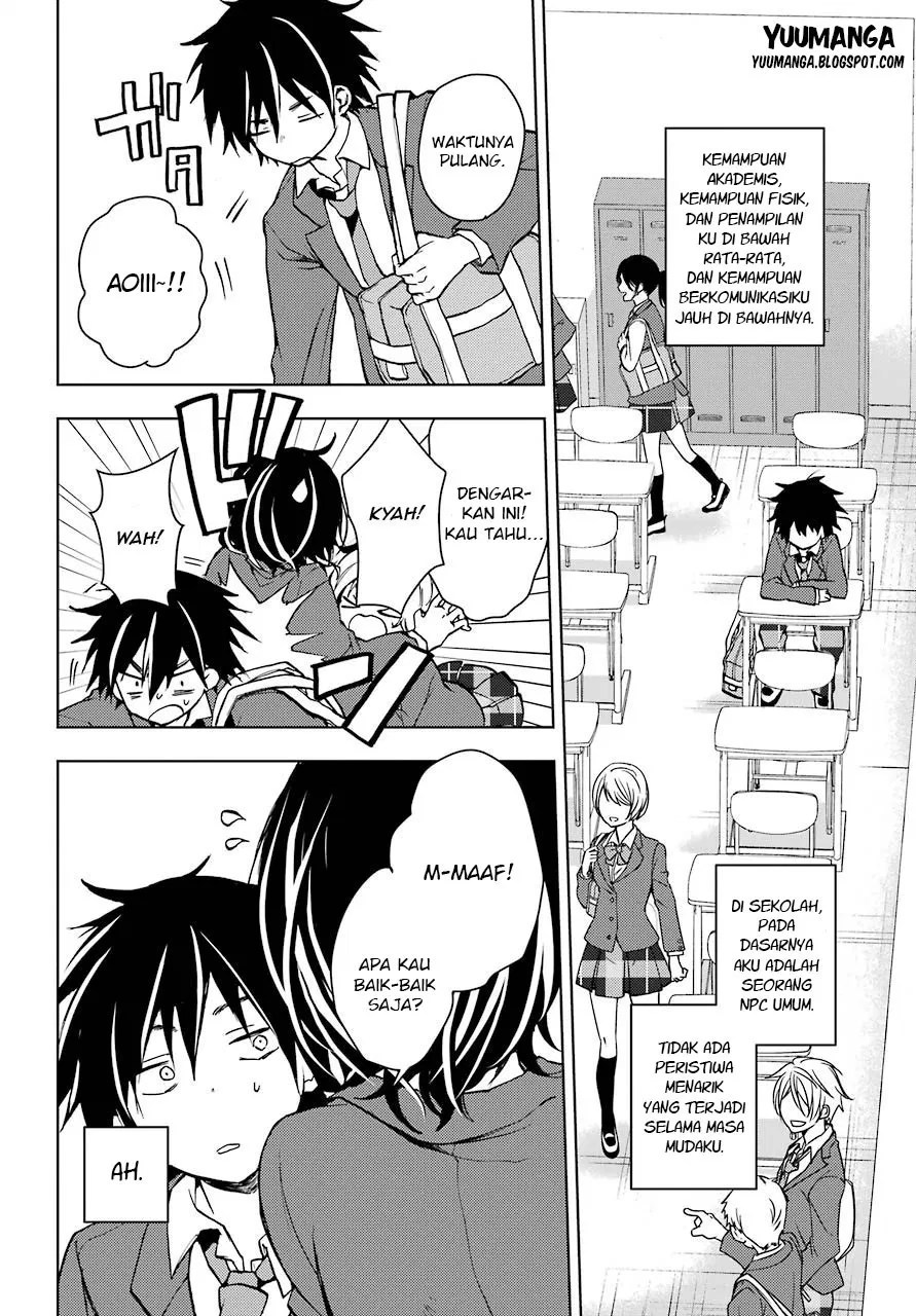 Jaku-chara Tomozaki-kun Chapter 1 - halaman 5