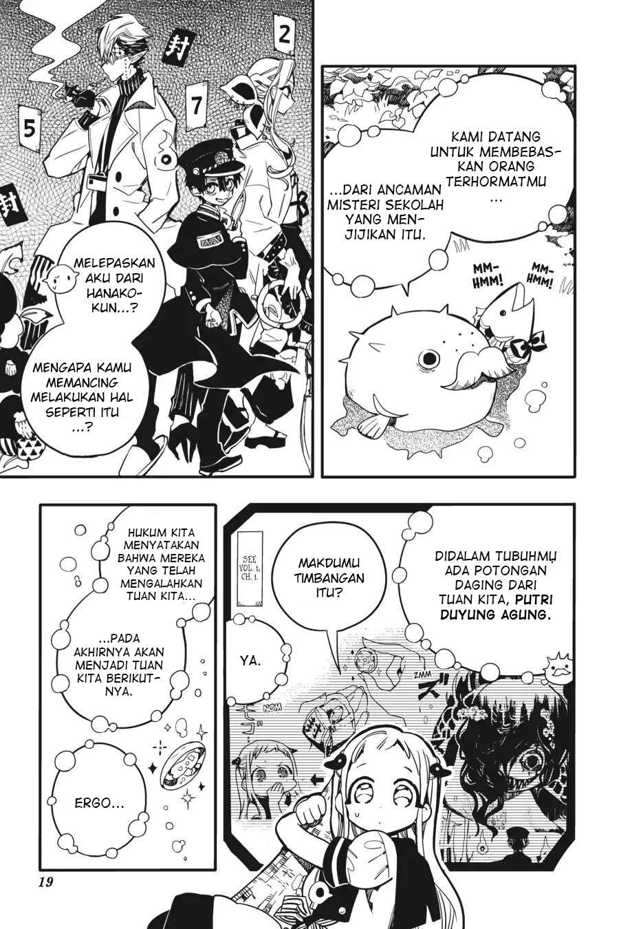 Jibaku Shounen Hanako-kun Chapter 16 - halaman 21