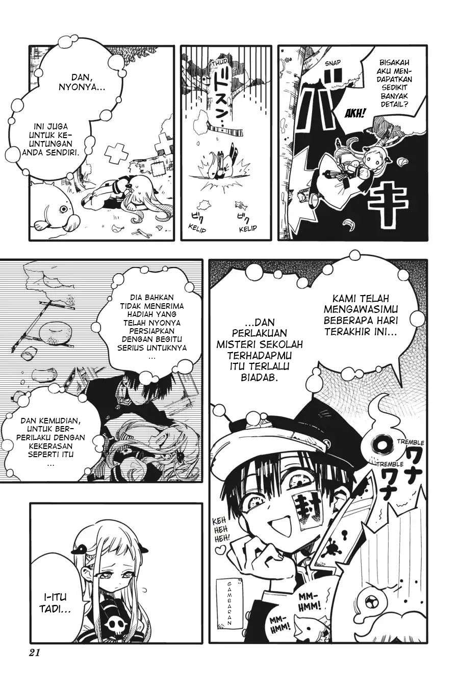 Jibaku Shounen Hanako-kun Chapter 16 - halaman 23