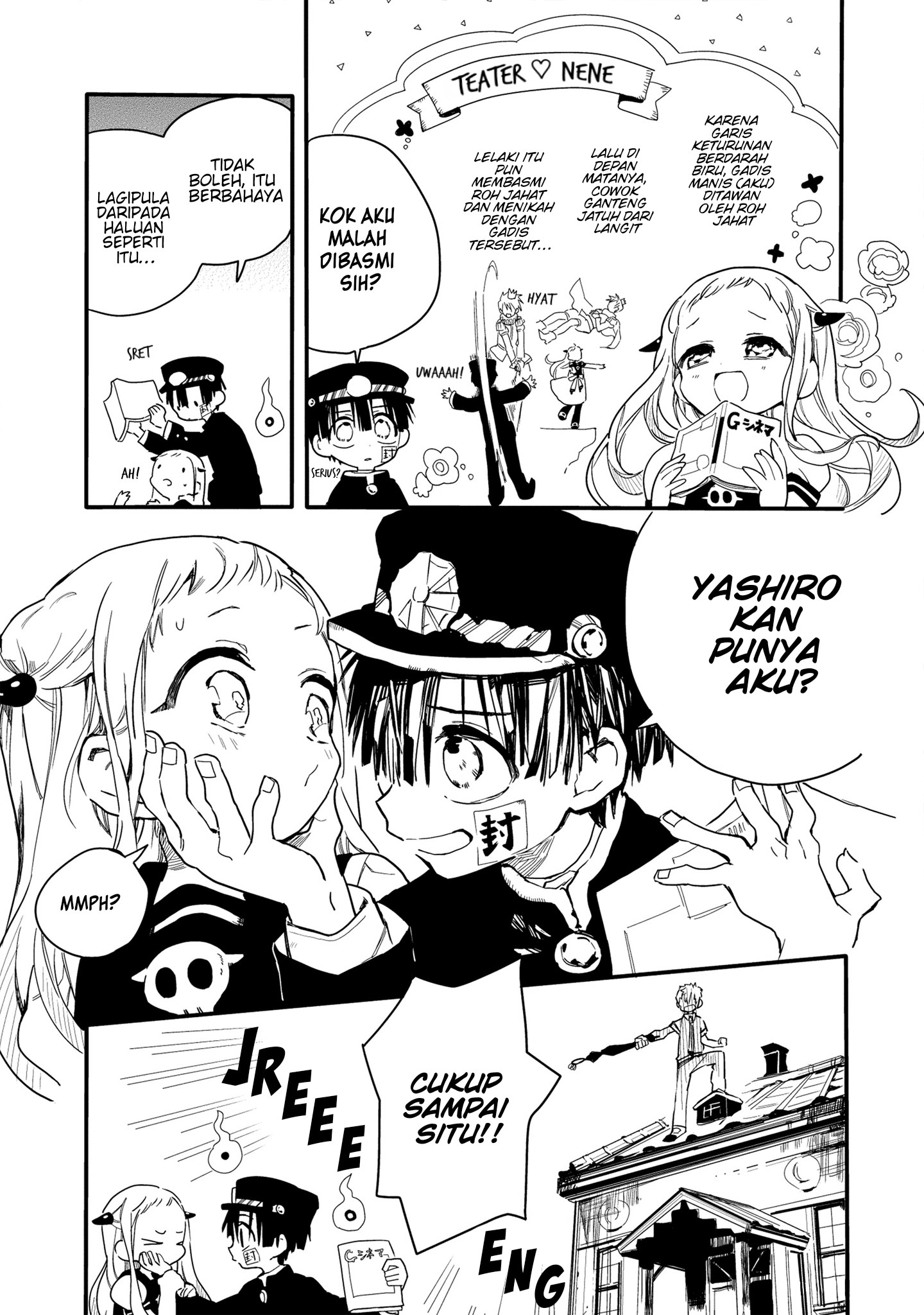 Jibaku Shounen Hanako-kun Chapter 3 - halaman 4