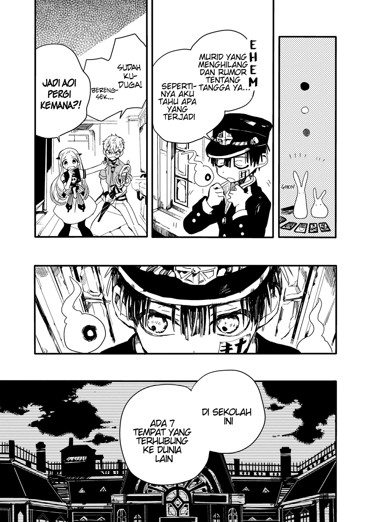 Jibaku Shounen Hanako-kun Chapter 4 - halaman 18