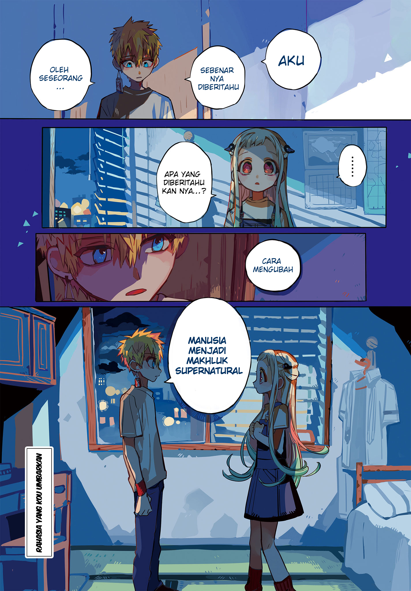 Jibaku Shounen Hanako-kun Chapter 74 - halaman 2