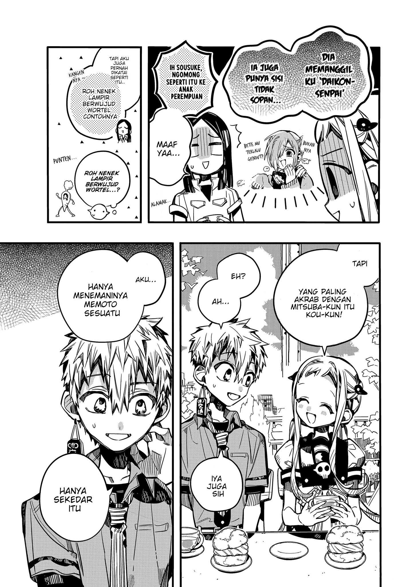 Jibaku Shounen Hanako-kun Chapter 74 - halaman 26