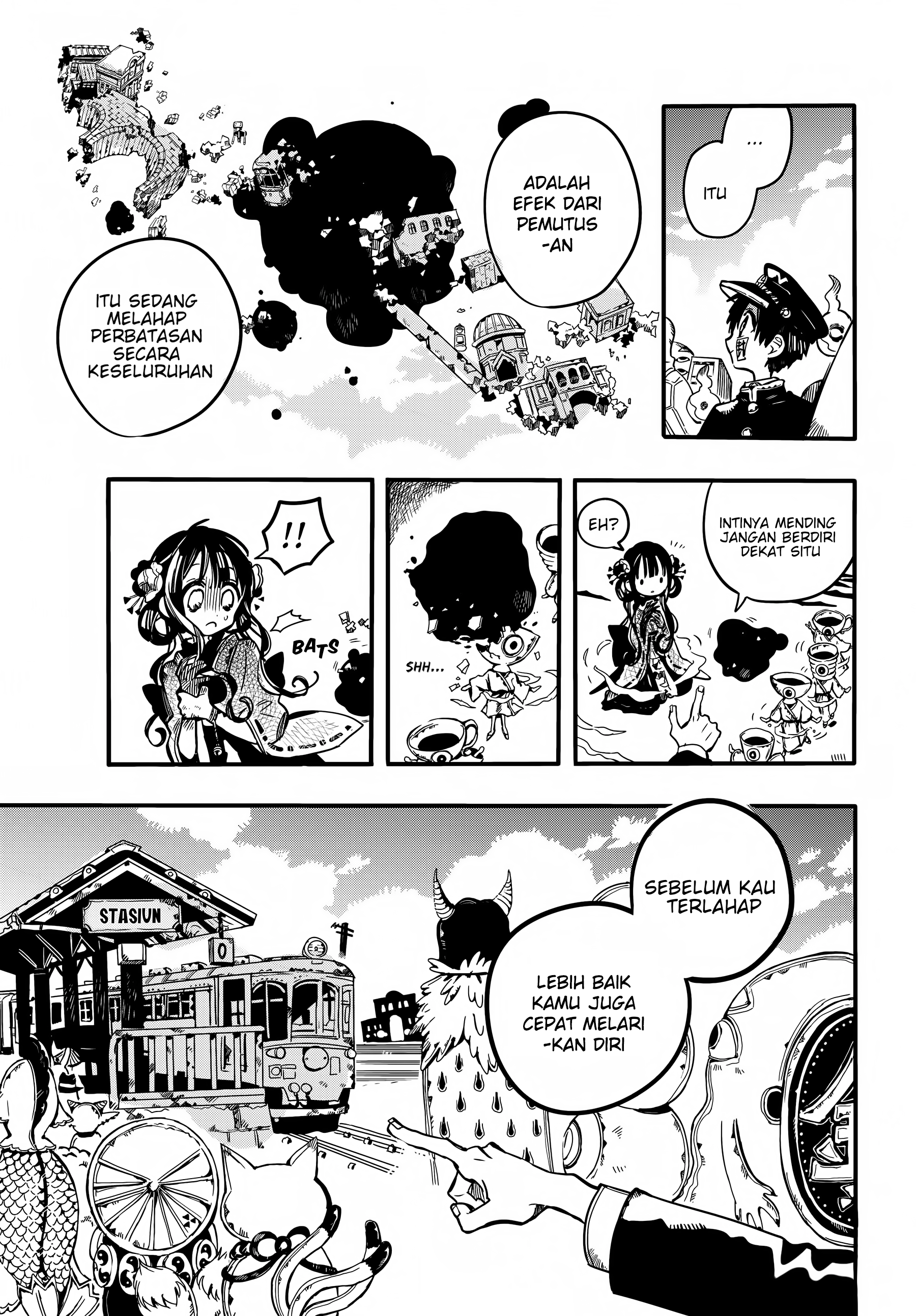 Jibaku Shounen Hanako-kun Chapter 84 - halaman 14
