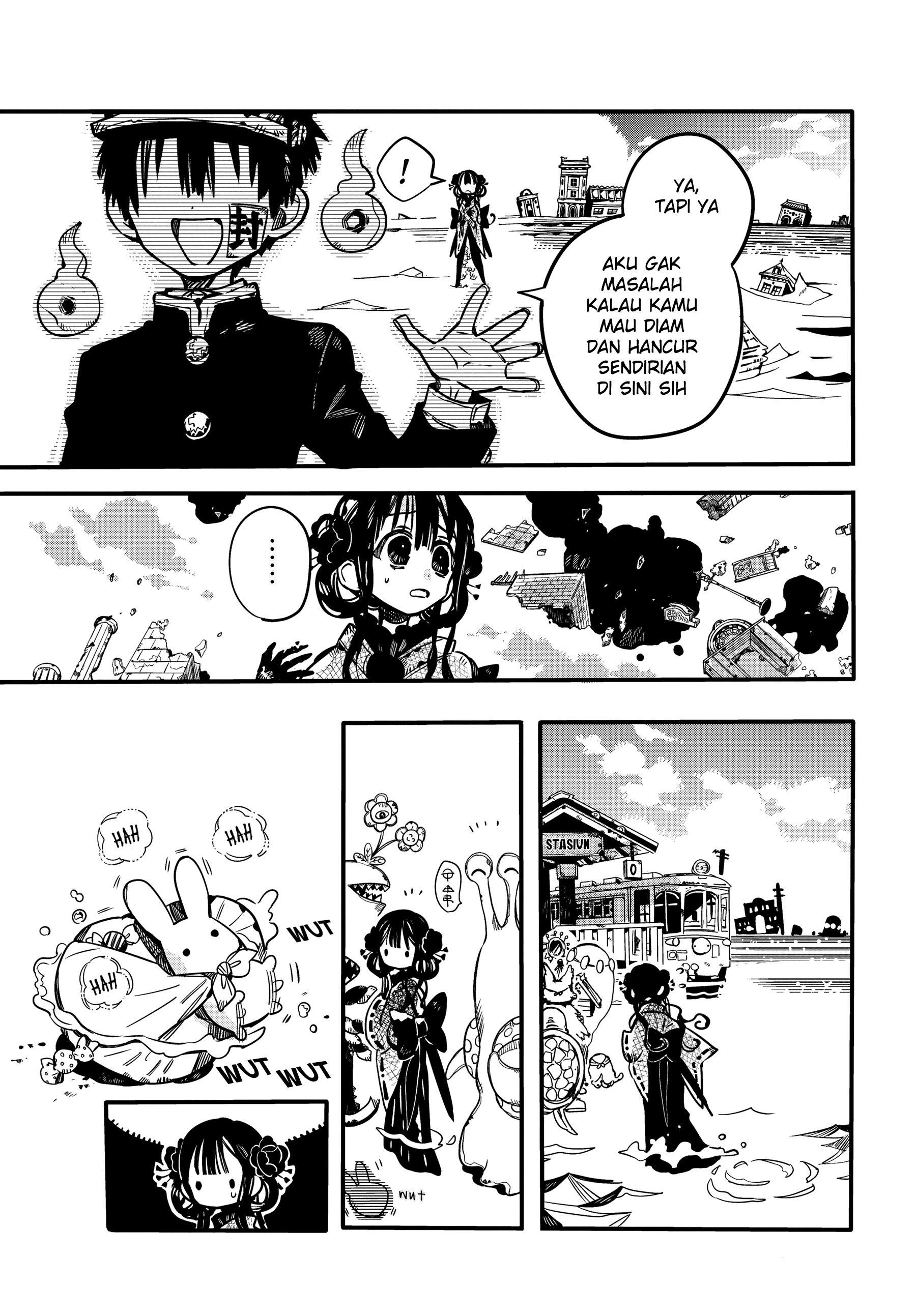 Jibaku Shounen Hanako-kun Chapter 84 - halaman 16
