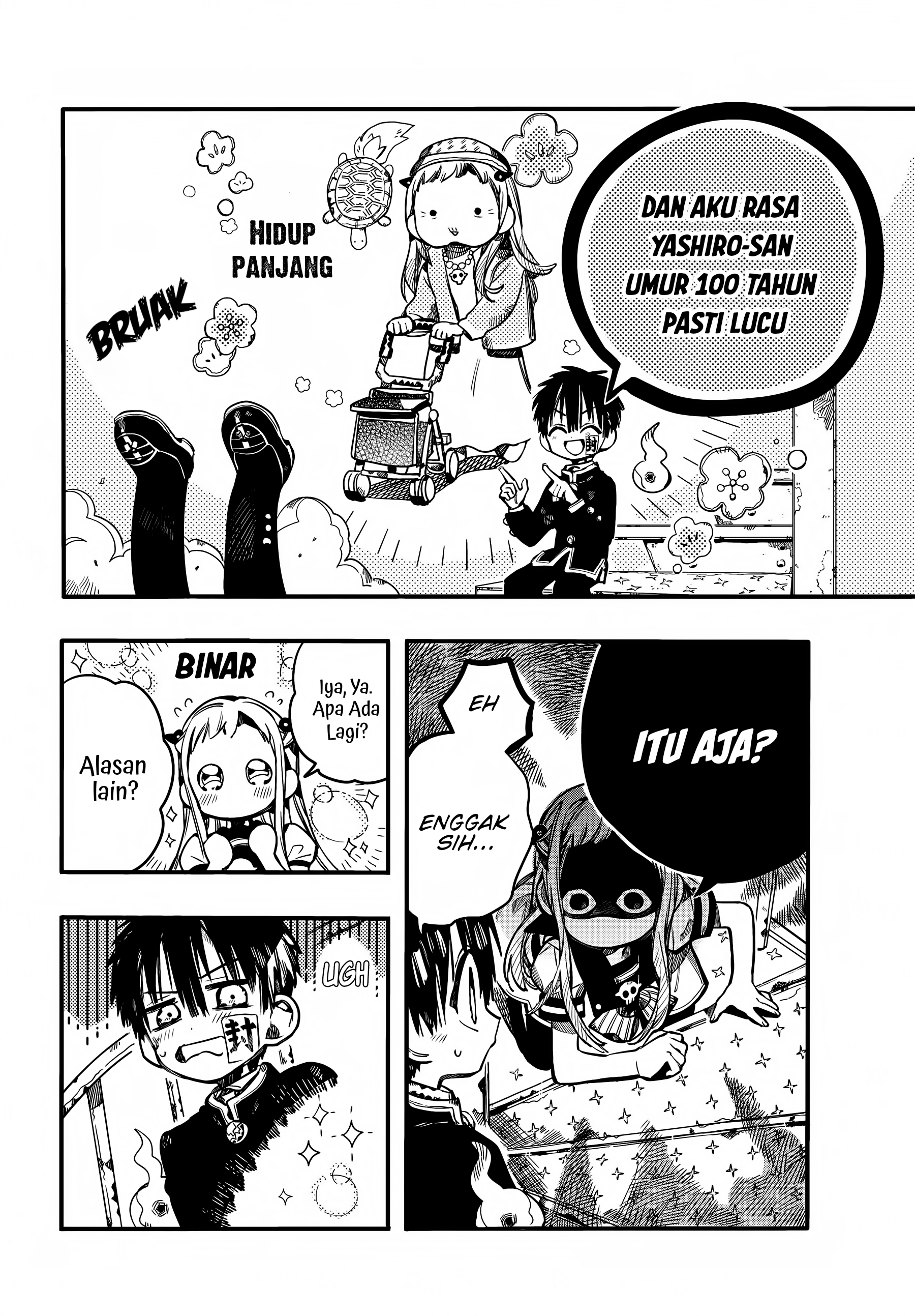 Jibaku Shounen Hanako-kun Chapter 86 - halaman 21