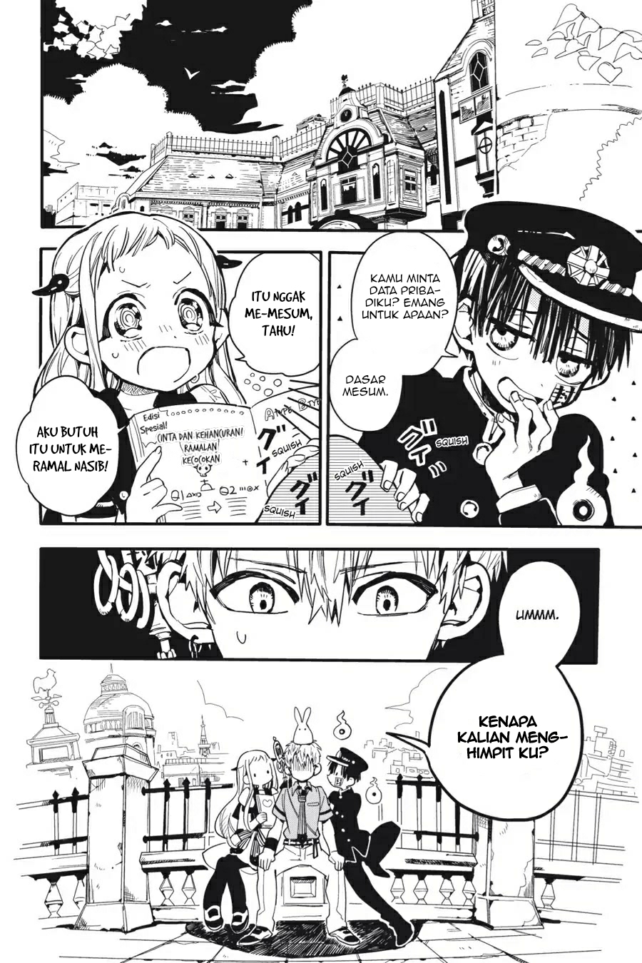 Jibaku Shounen Hanako-kun Chapter 9 - halaman 4
