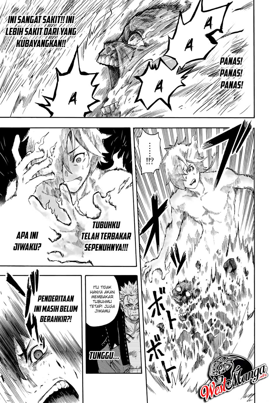 Jigoku no Gouka de Yaka re Tsuzuketa Shounen. Saikyou no Honou Tsukai to Natte Fukkatsu Suru. Chapter 1.1 - halaman 17