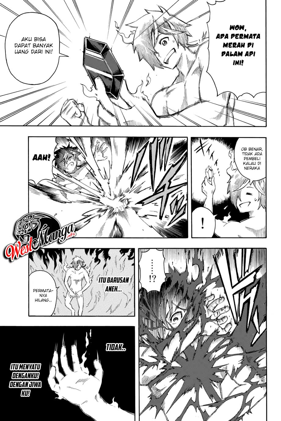 Jigoku no Gouka de Yaka re Tsuzuketa Shounen. Saikyou no Honou Tsukai to Natte Fukkatsu Suru. Chapter 1.1 - halaman 23