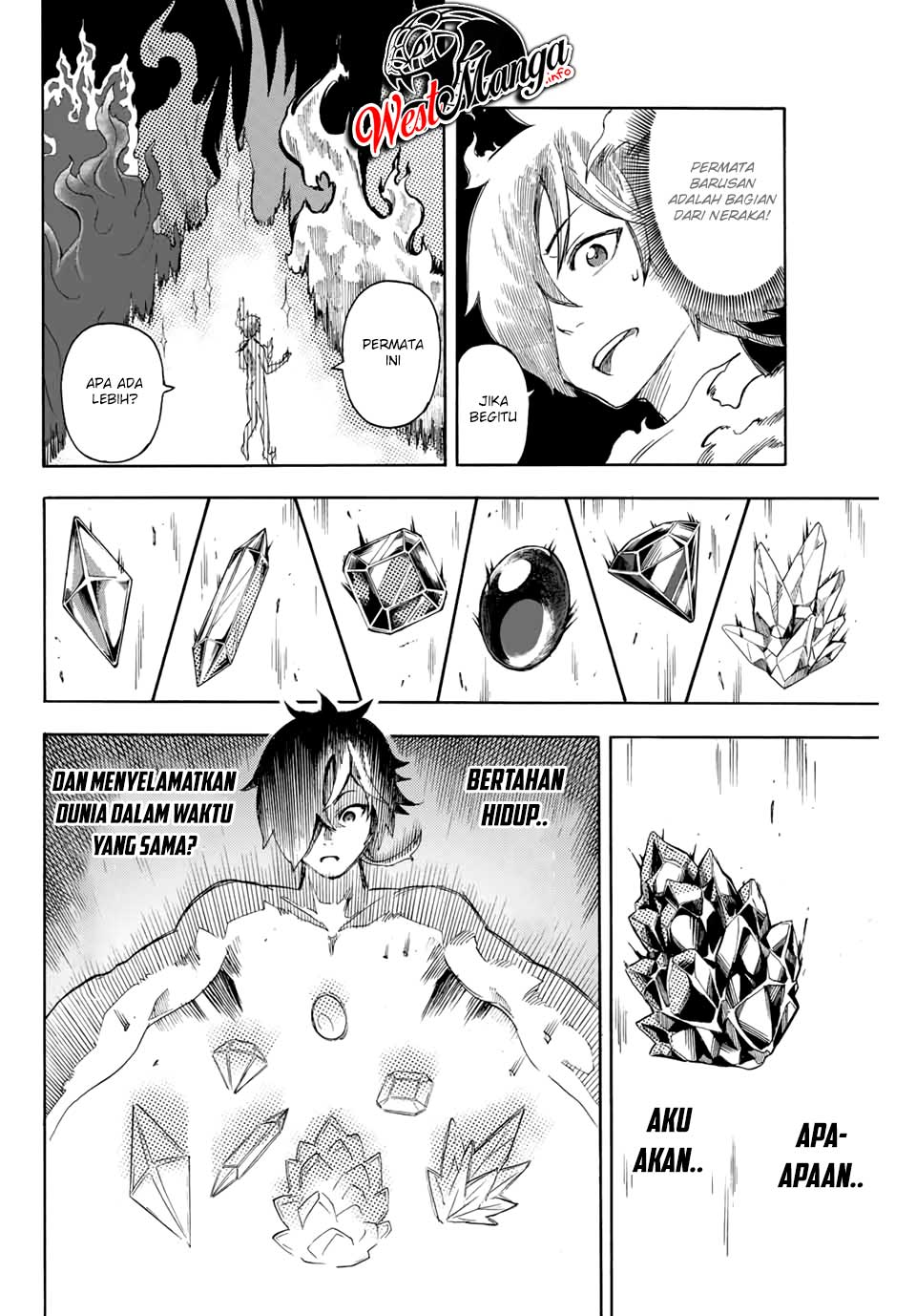 Jigoku no Gouka de Yaka re Tsuzuketa Shounen. Saikyou no Honou Tsukai to Natte Fukkatsu Suru. Chapter 1.1 - halaman 24