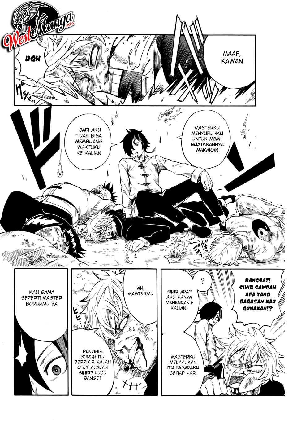 Jigoku no Gouka de Yaka re Tsuzuketa Shounen. Saikyou no Honou Tsukai to Natte Fukkatsu Suru. Chapter 1.1 - halaman 6