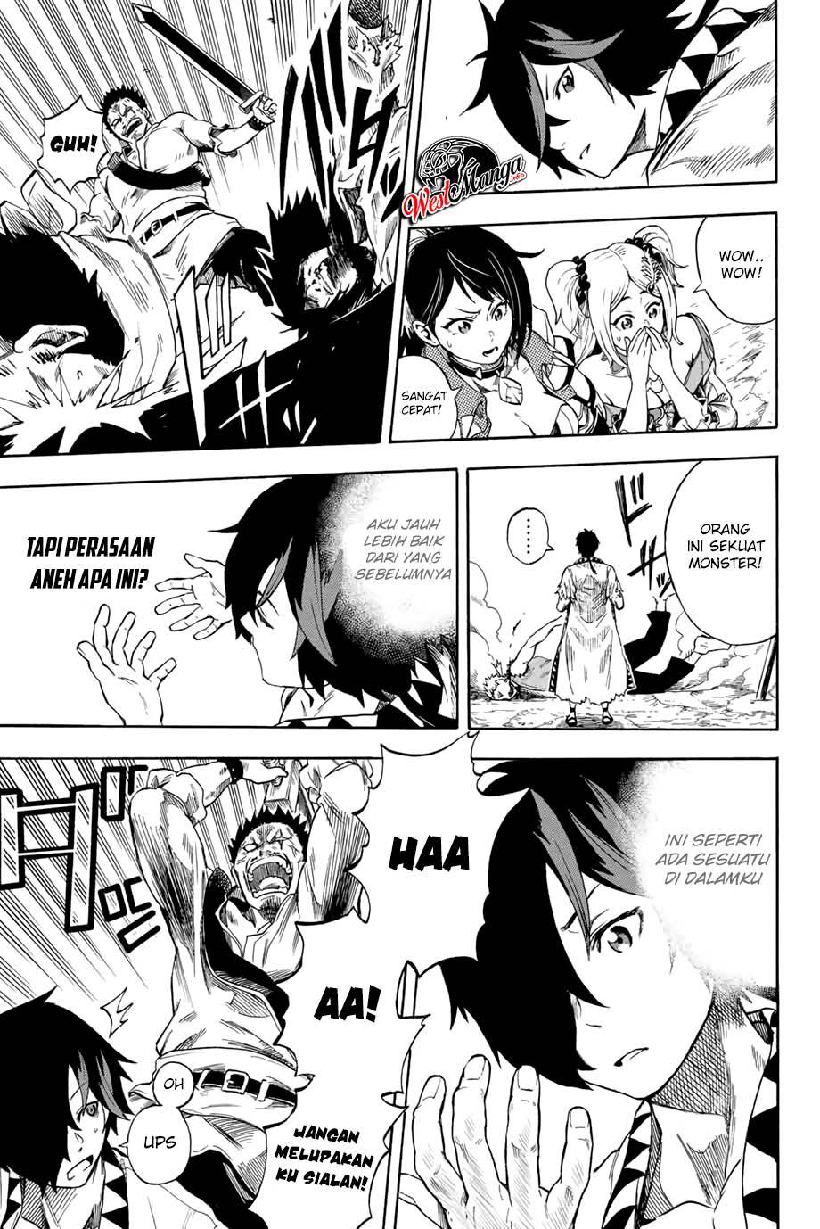Jigoku no Gouka de Yaka re Tsuzuketa Shounen. Saikyou no Honou Tsukai to Natte Fukkatsu Suru. Chapter 1.2 - halaman 11