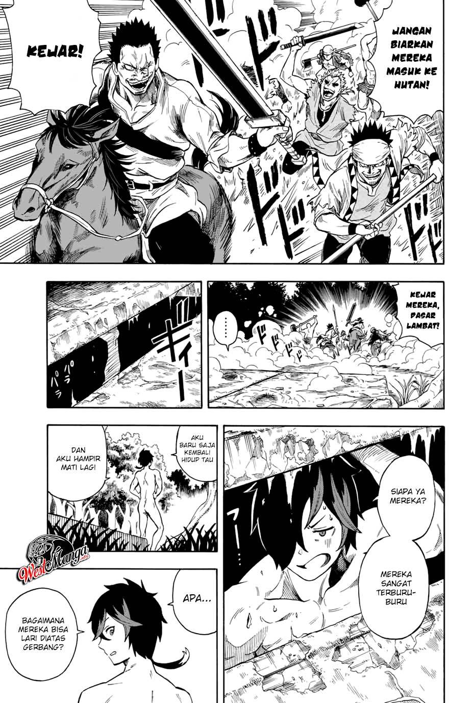 Jigoku no Gouka de Yaka re Tsuzuketa Shounen. Saikyou no Honou Tsukai to Natte Fukkatsu Suru. Chapter 1.2 - halaman 3