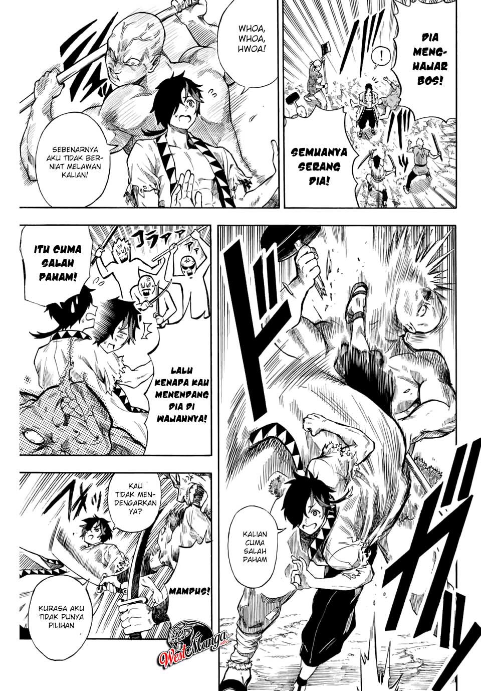 Jigoku no Gouka de Yaka re Tsuzuketa Shounen. Saikyou no Honou Tsukai to Natte Fukkatsu Suru. Chapter 1.2 - halaman 9
