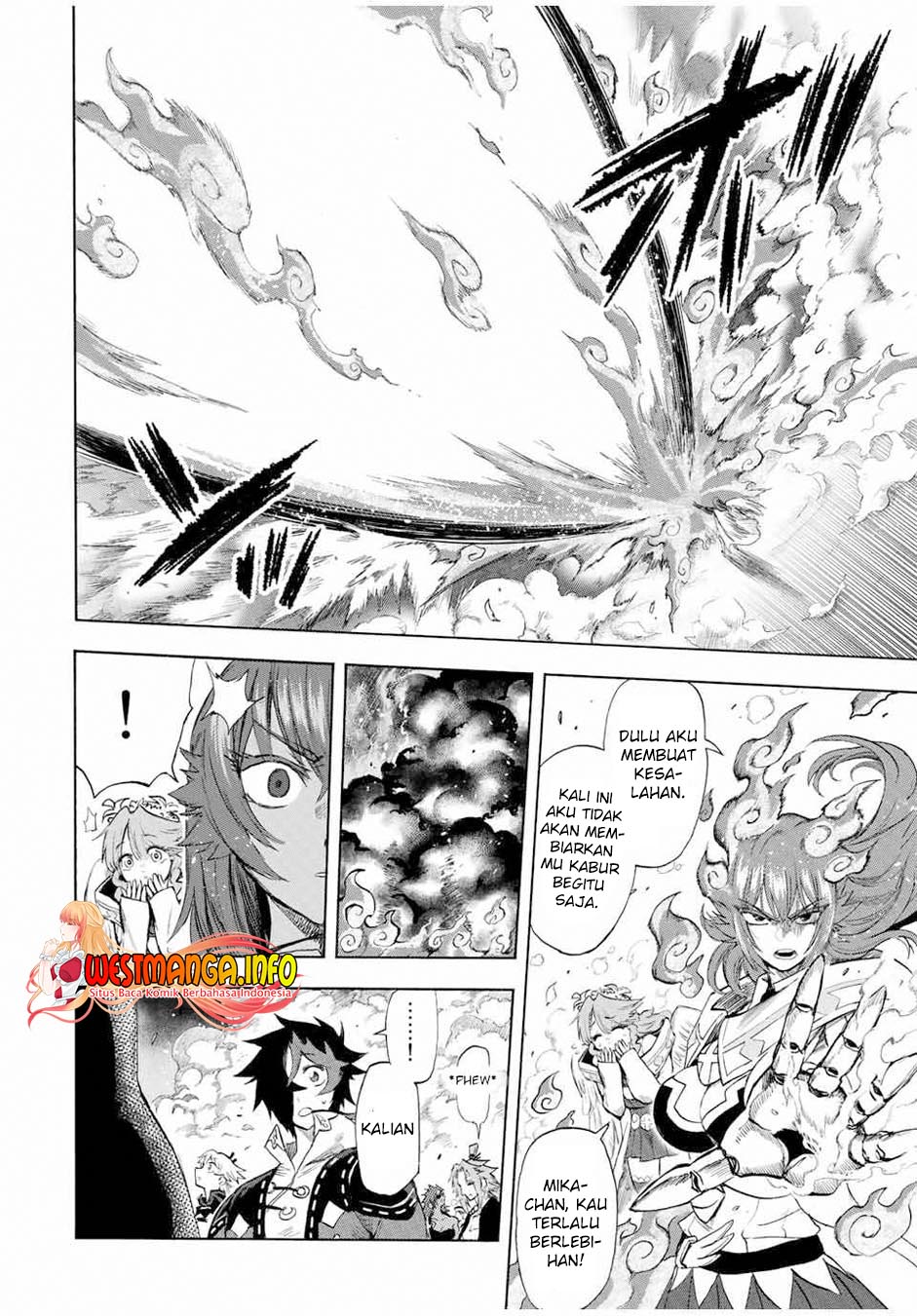 Jigoku no Gouka de Yaka re Tsuzuketa Shounen. Saikyou no Honou Tsukai to Natte Fukkatsu Suru. Chapter 104 - halaman 14