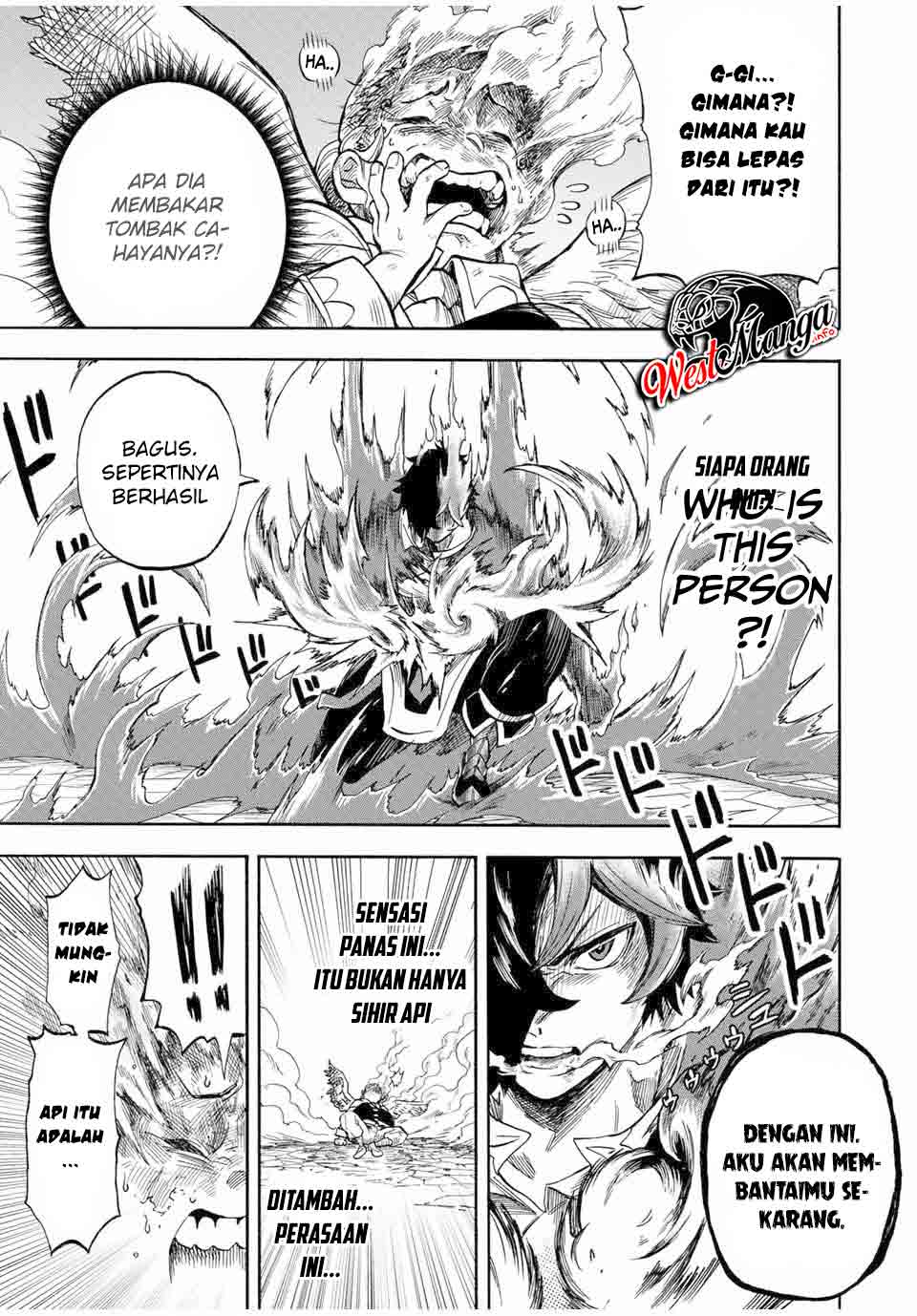 Jigoku no Gouka de Yaka re Tsuzuketa Shounen. Saikyou no Honou Tsukai to Natte Fukkatsu Suru. Chapter 15 - halaman 14