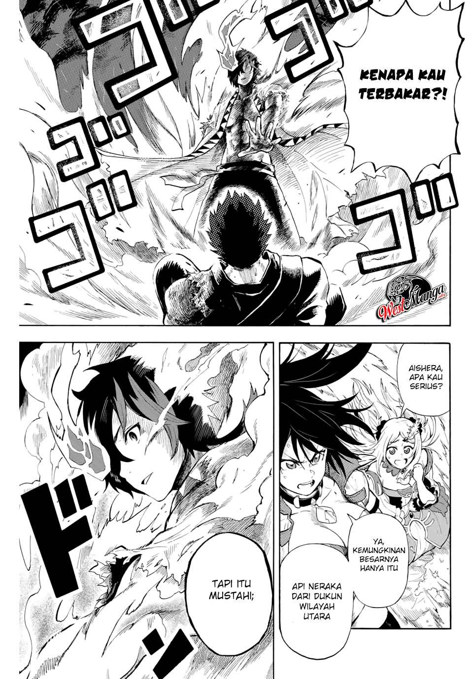 Jigoku no Gouka de Yaka re Tsuzuketa Shounen. Saikyou no Honou Tsukai to Natte Fukkatsu Suru. Chapter 2 - halaman 3