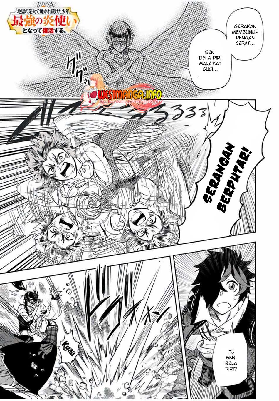 Jigoku no Gouka de Yaka re Tsuzuketa Shounen. Saikyou no Honou Tsukai to Natte Fukkatsu Suru. Chapter 24 - halaman 3