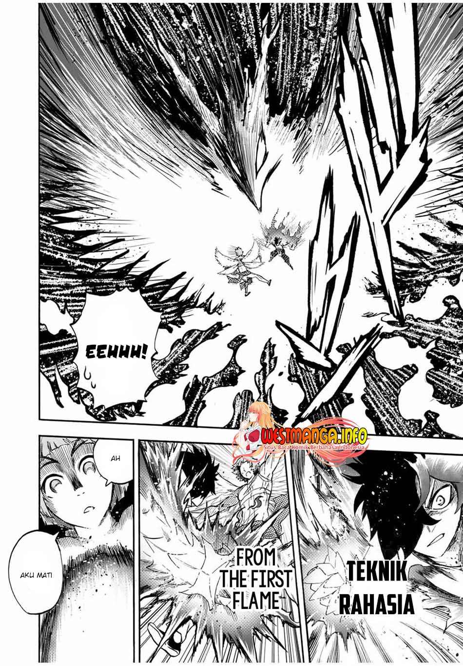 Jigoku no Gouka de Yaka re Tsuzuketa Shounen. Saikyou no Honou Tsukai to Natte Fukkatsu Suru. Chapter 25 - halaman 12