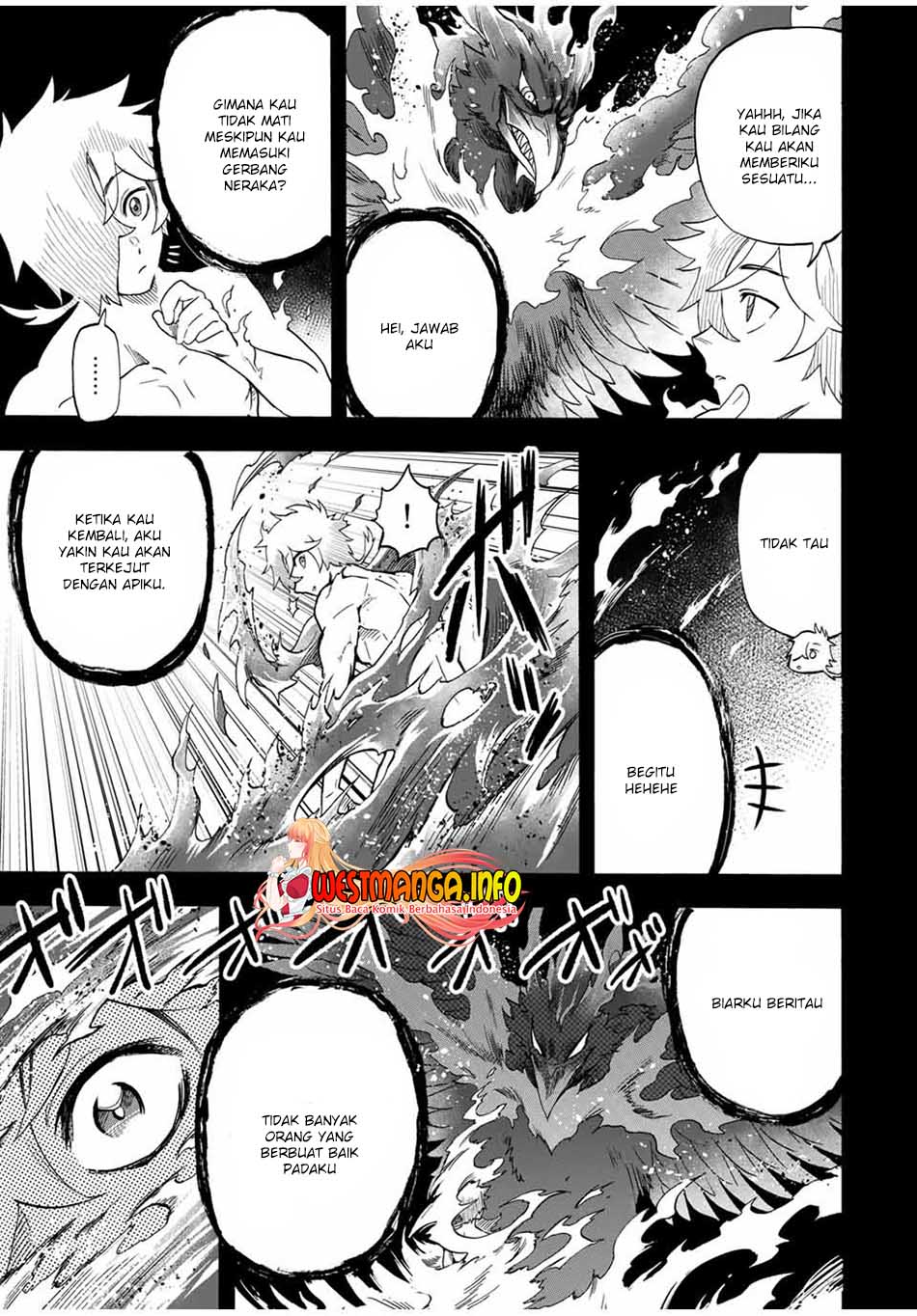 Jigoku no Gouka de Yaka re Tsuzuketa Shounen. Saikyou no Honou Tsukai to Natte Fukkatsu Suru. Chapter 25 - halaman 7