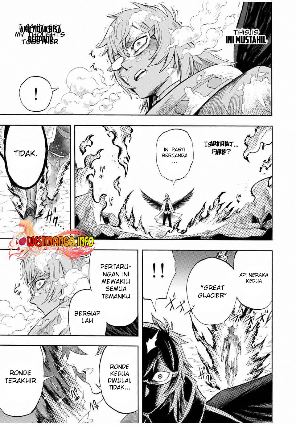 Jigoku no Gouka de Yaka re Tsuzuketa Shounen. Saikyou no Honou Tsukai to Natte Fukkatsu Suru. Chapter 34 - halaman 13