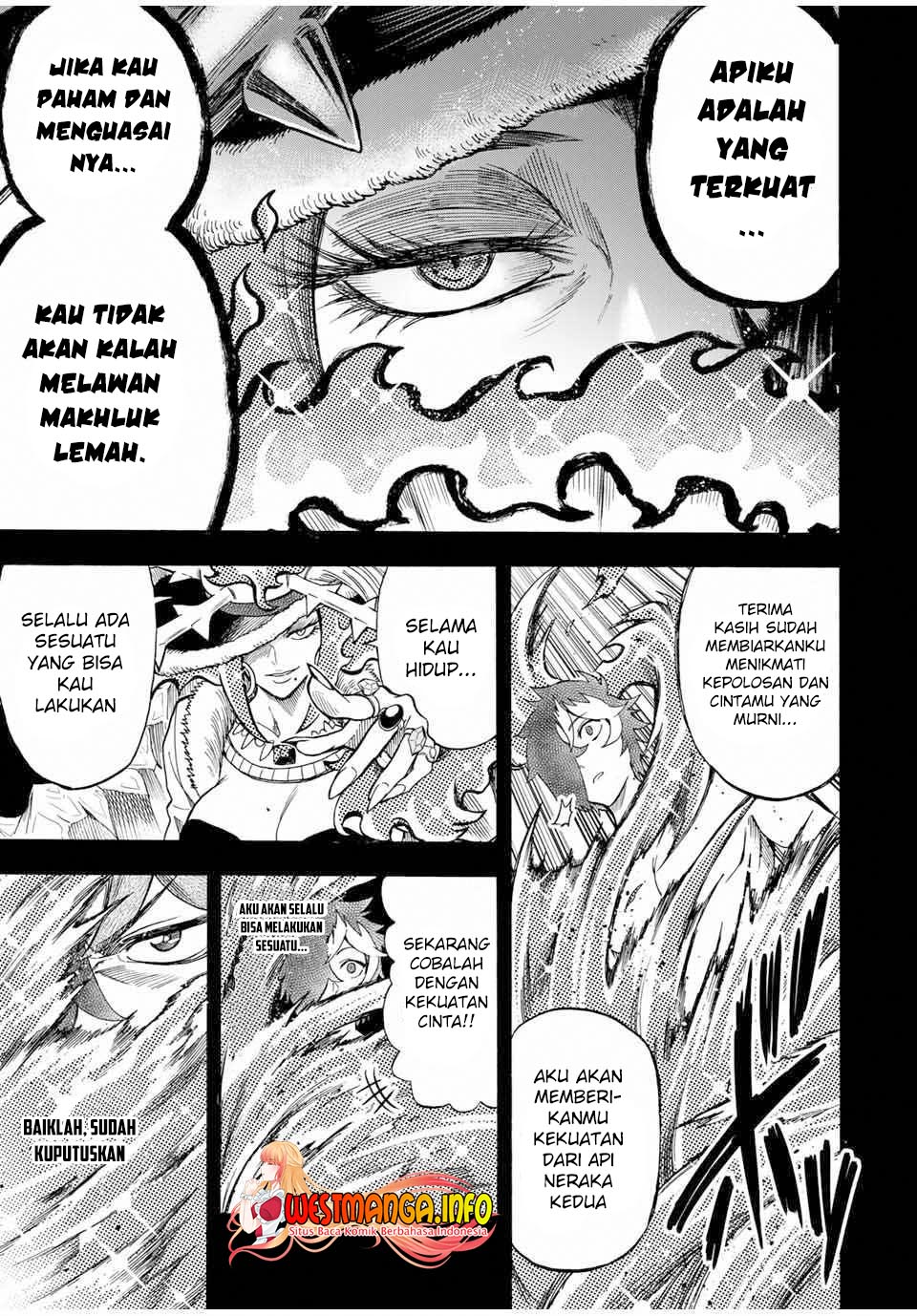 Jigoku no Gouka de Yaka re Tsuzuketa Shounen. Saikyou no Honou Tsukai to Natte Fukkatsu Suru. Chapter 34 - halaman 9