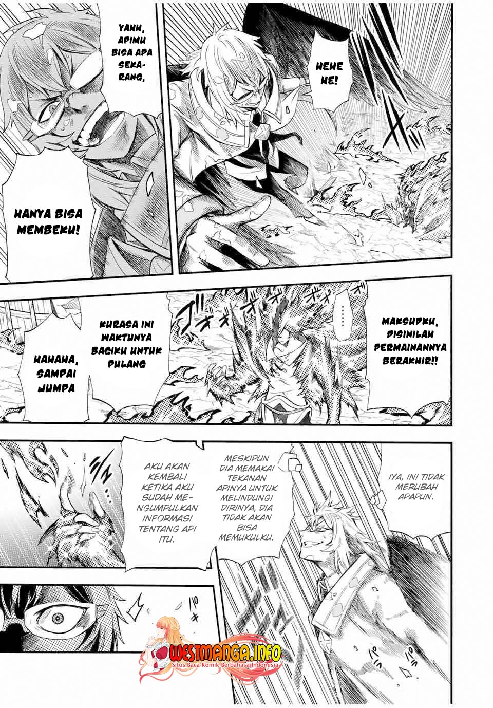 Jigoku no Gouka de Yaka re Tsuzuketa Shounen. Saikyou no Honou Tsukai to Natte Fukkatsu Suru. Chapter 35 - halaman 5