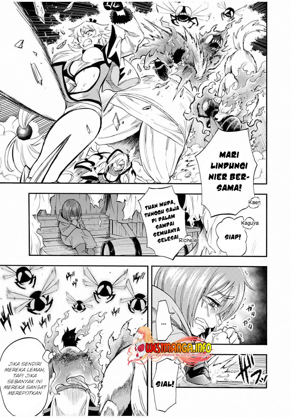 Jigoku no Gouka de Yaka re Tsuzuketa Shounen. Saikyou no Honou Tsukai to Natte Fukkatsu Suru. Chapter 55 - halaman 7