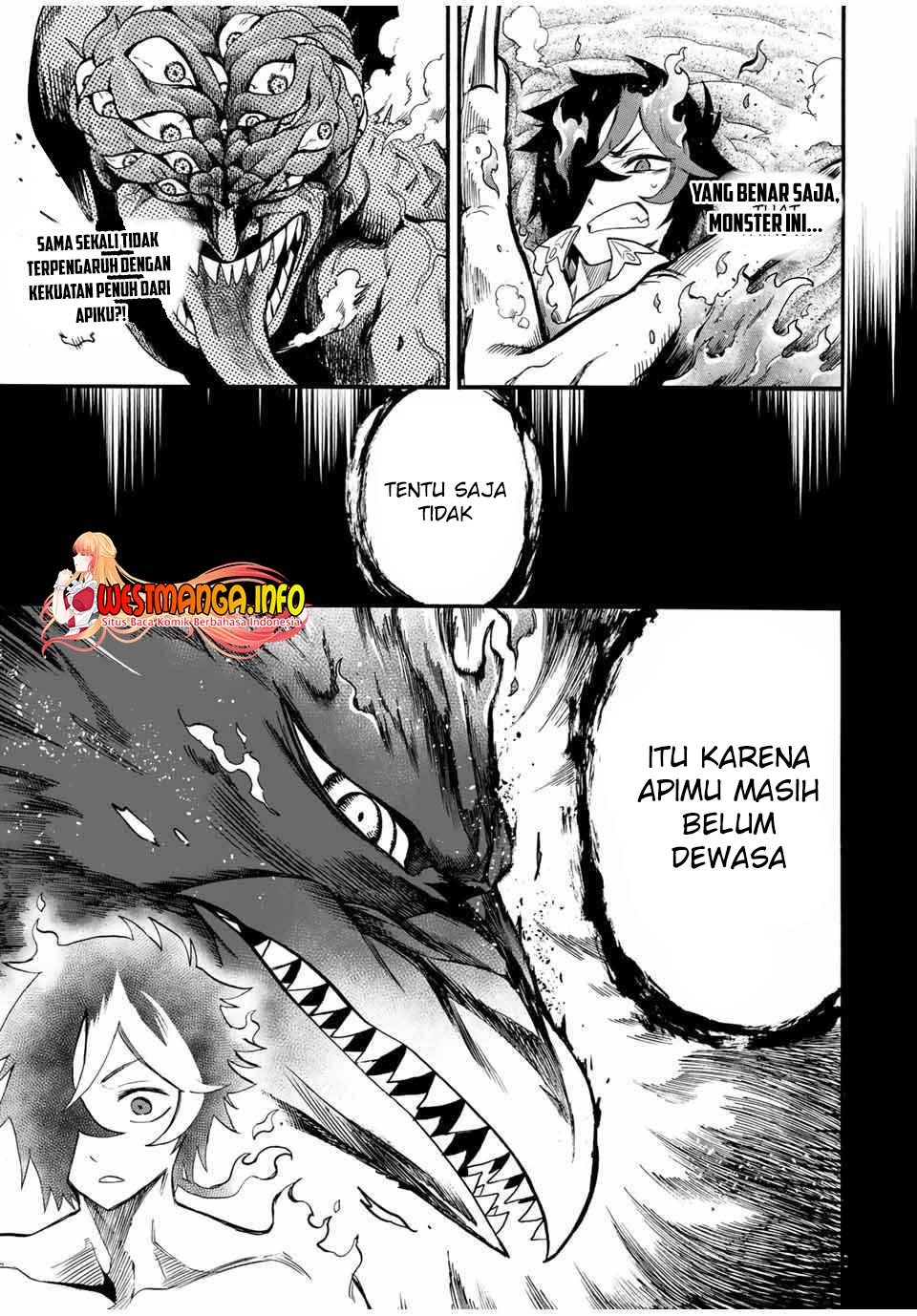 Jigoku no Gouka de Yaka re Tsuzuketa Shounen. Saikyou no Honou Tsukai to Natte Fukkatsu Suru. Chapter 67 - halaman 7